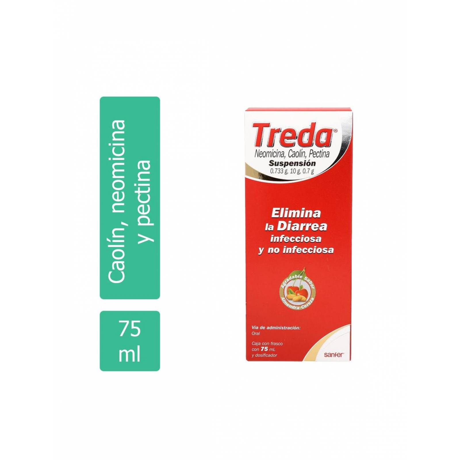 Treda Caja Con Un Frasco Con 75 mL 