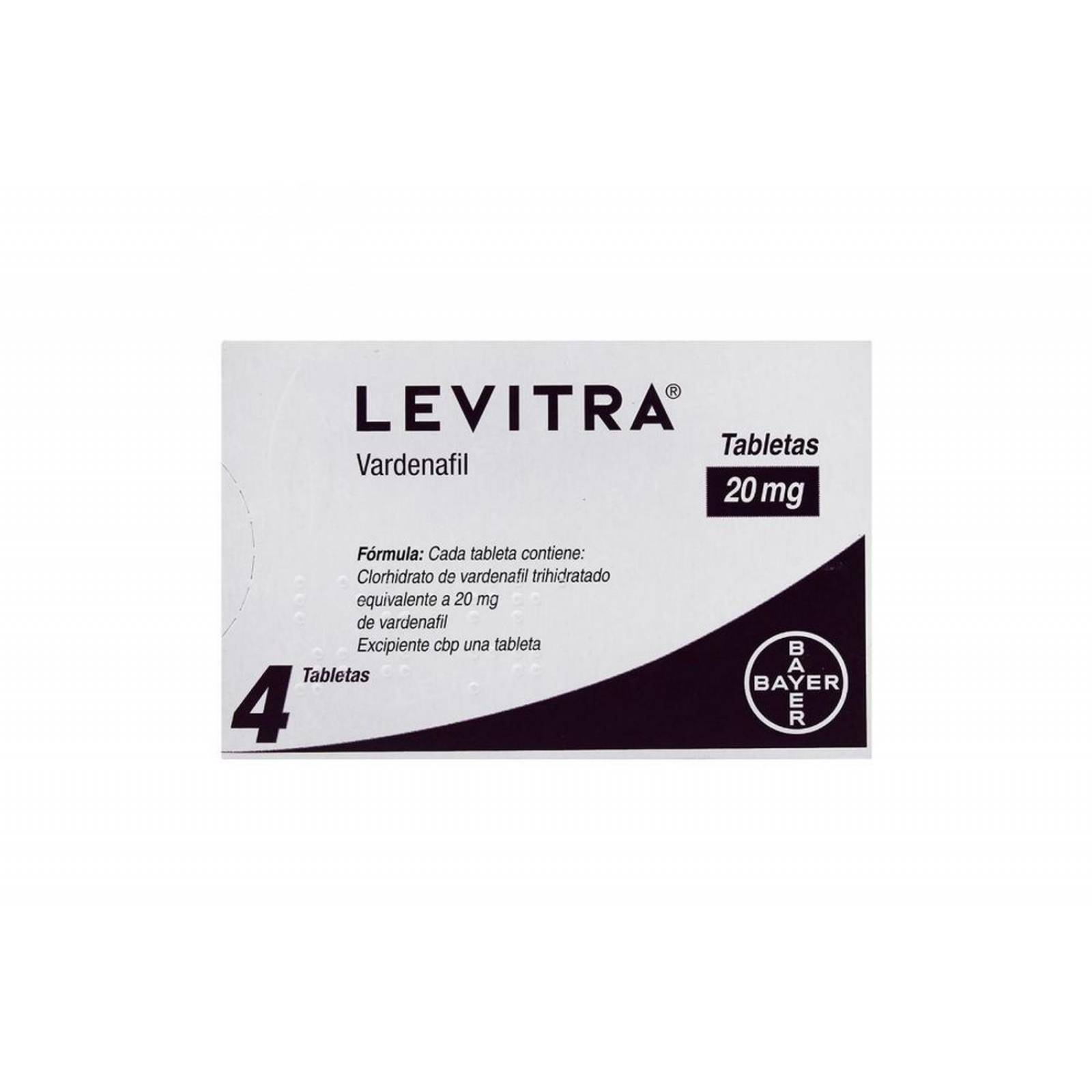 Levitra 20 mg Caja Con 4 Tabletas 