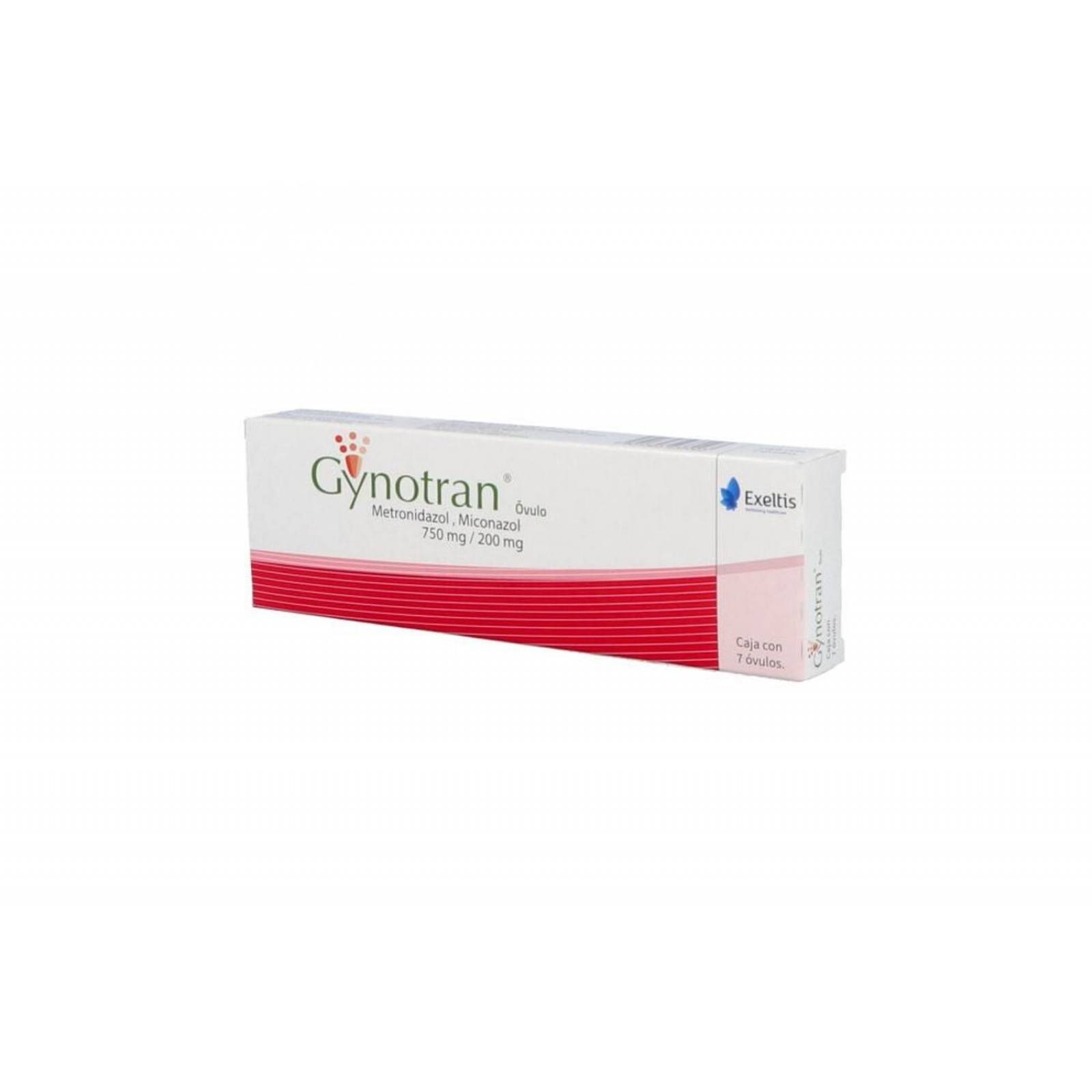 Gynotran Caja Con 7 Óvulos 750 mg/ 200 mg 