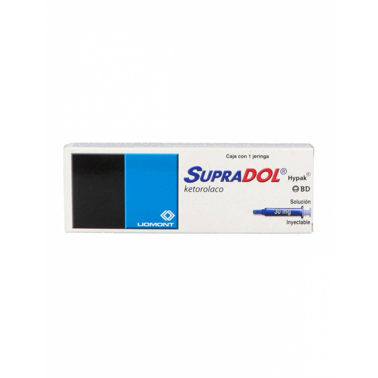 Supradol 30 mg Solución Inyectable Caja Con 1 Jeringa 