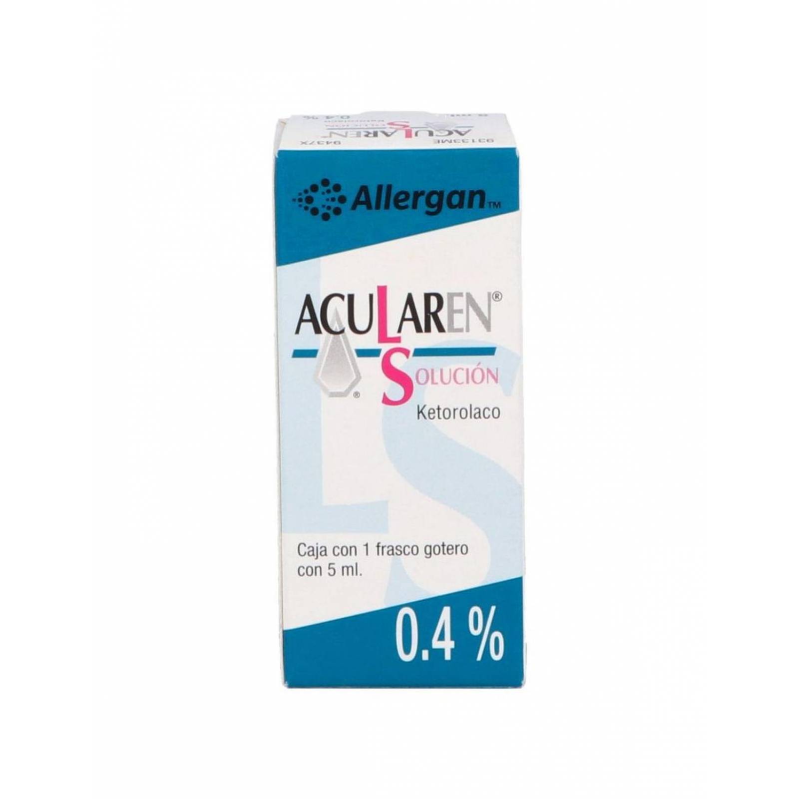 Acularen Solución .4 % Frasco Con 5 mL 