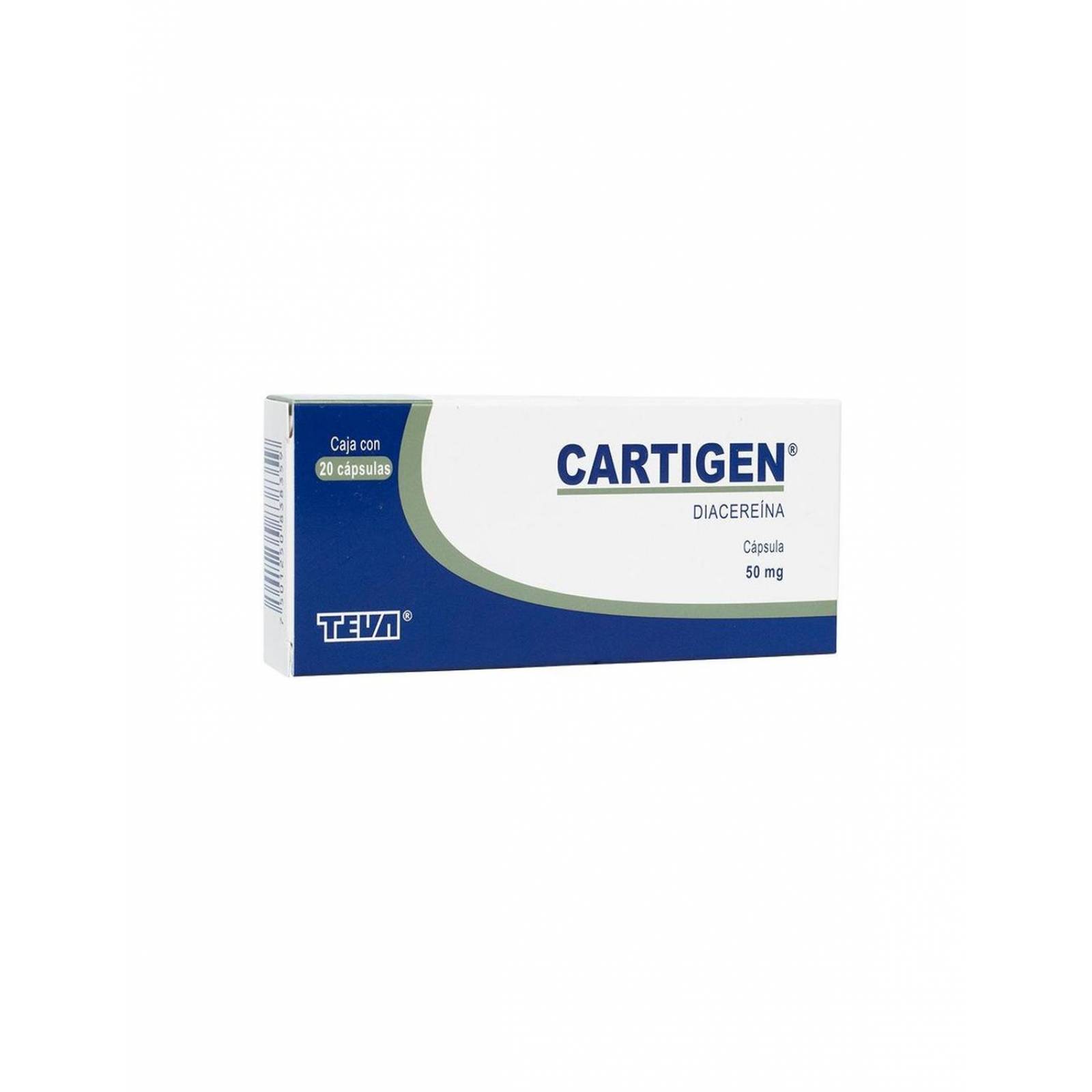 Cartigen 50 mg Caja Con 20 Cápsulas 