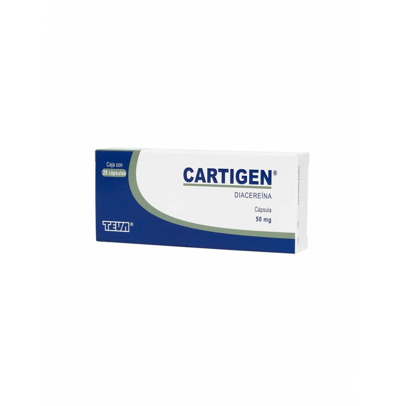 Cartigen 50 mg Caja Con 20 Cápsulas 