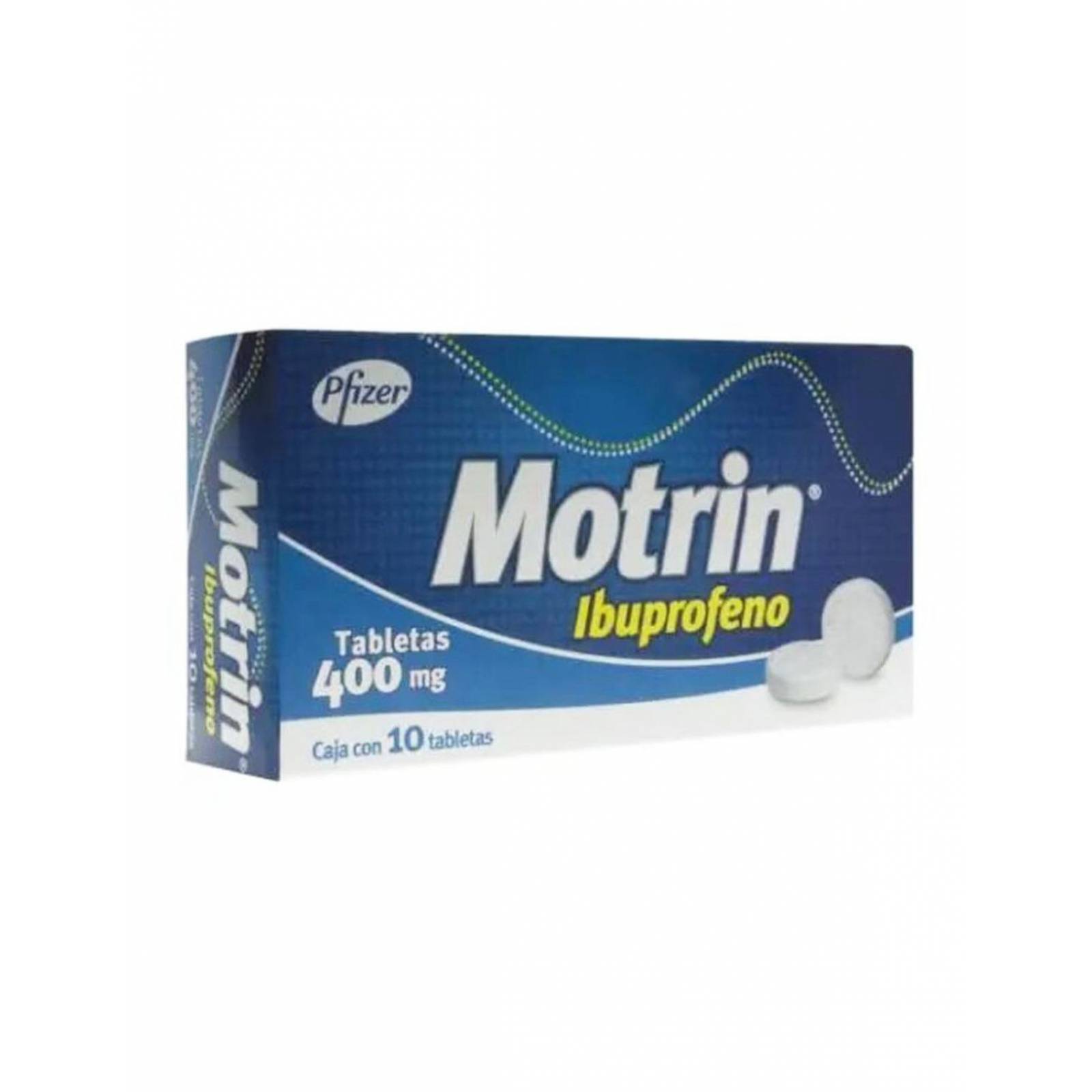 Motrin 400 mg Caja Con 10 Tabletas 
