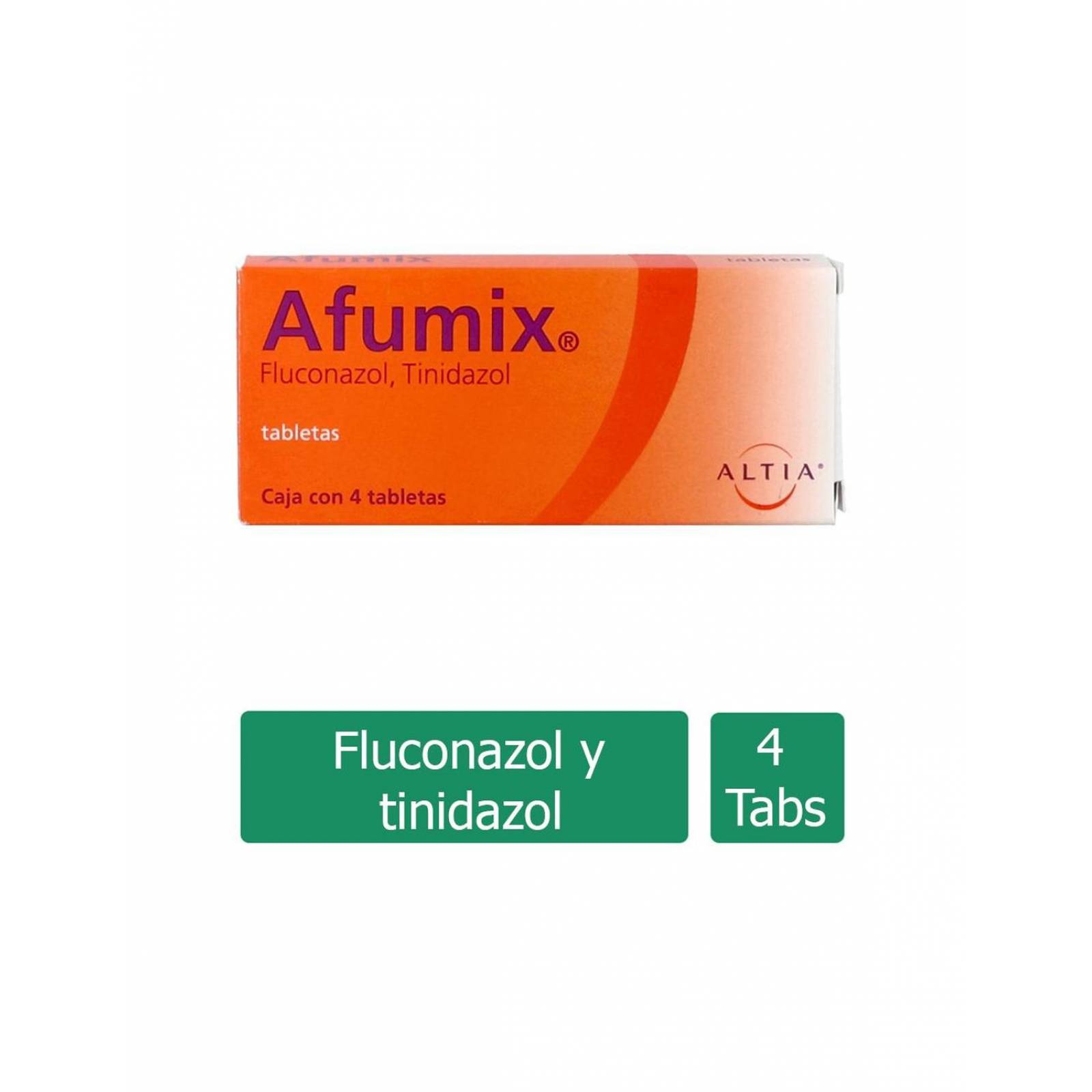 Afumix 500 mg/37.5 mg Caja Con 4 Tabletas 