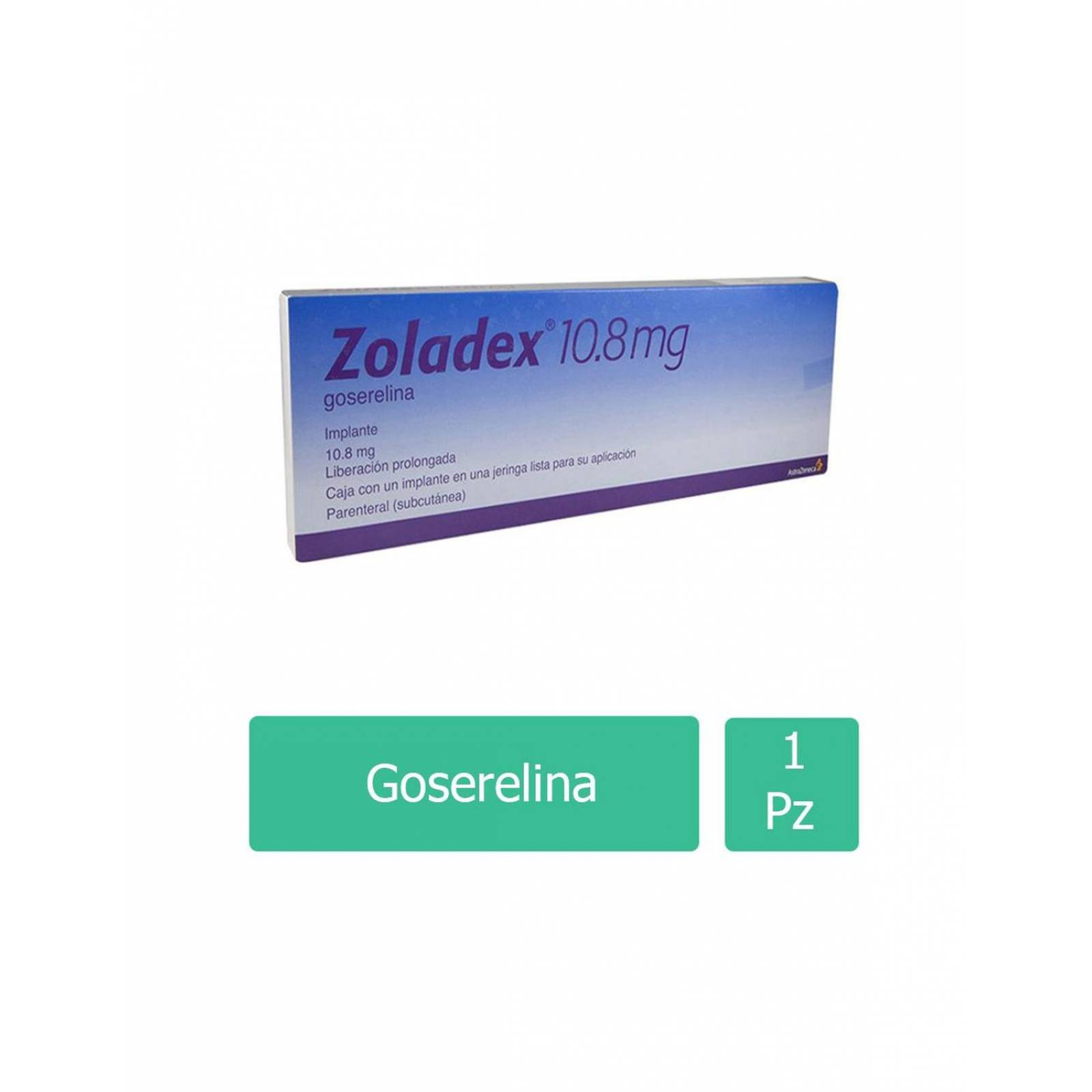 Zoladex 10.8 mg Caja Con 1 Implante En 1 Jeringa 
