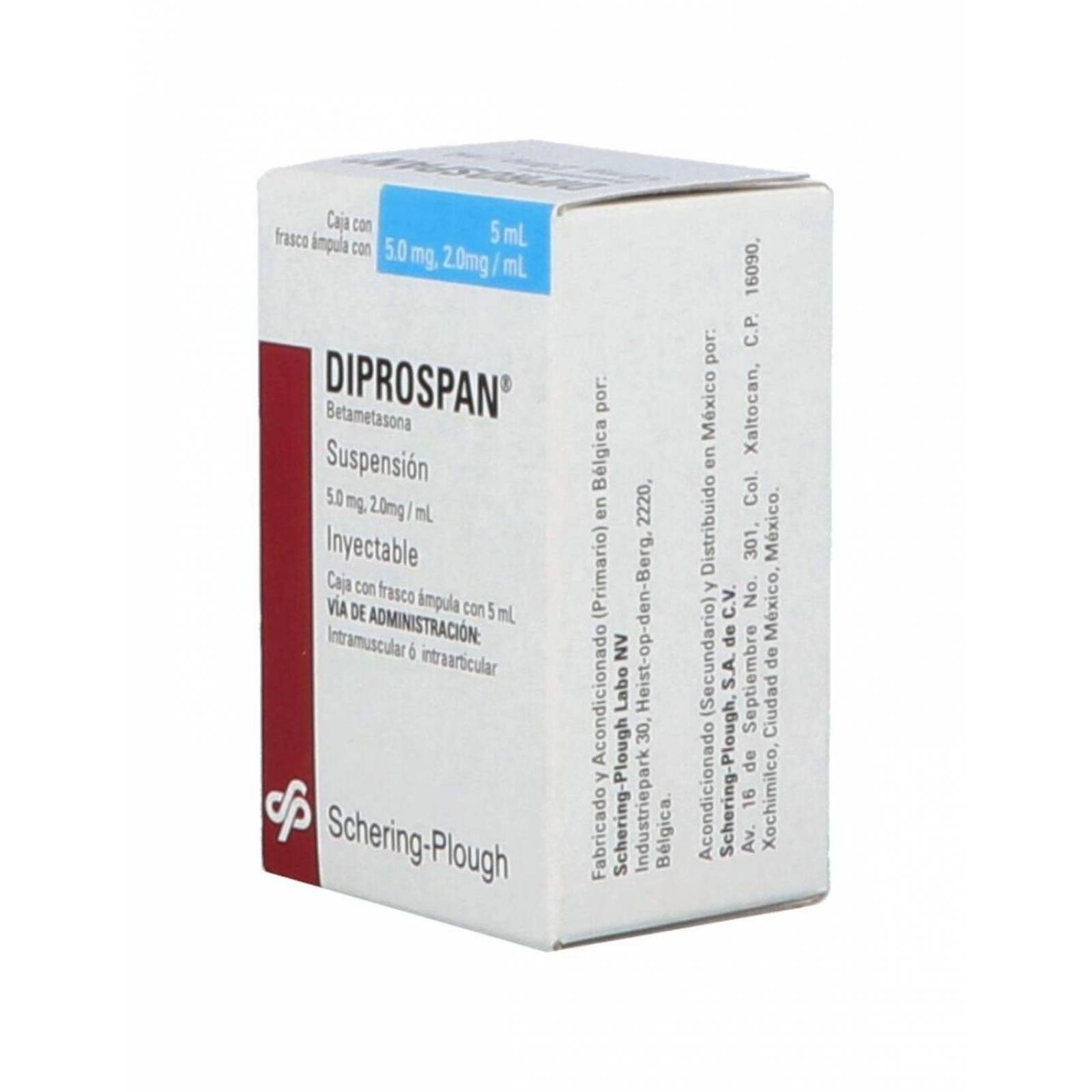 Diprospan Caja Con Frasco Ámpula Con 5 mL 