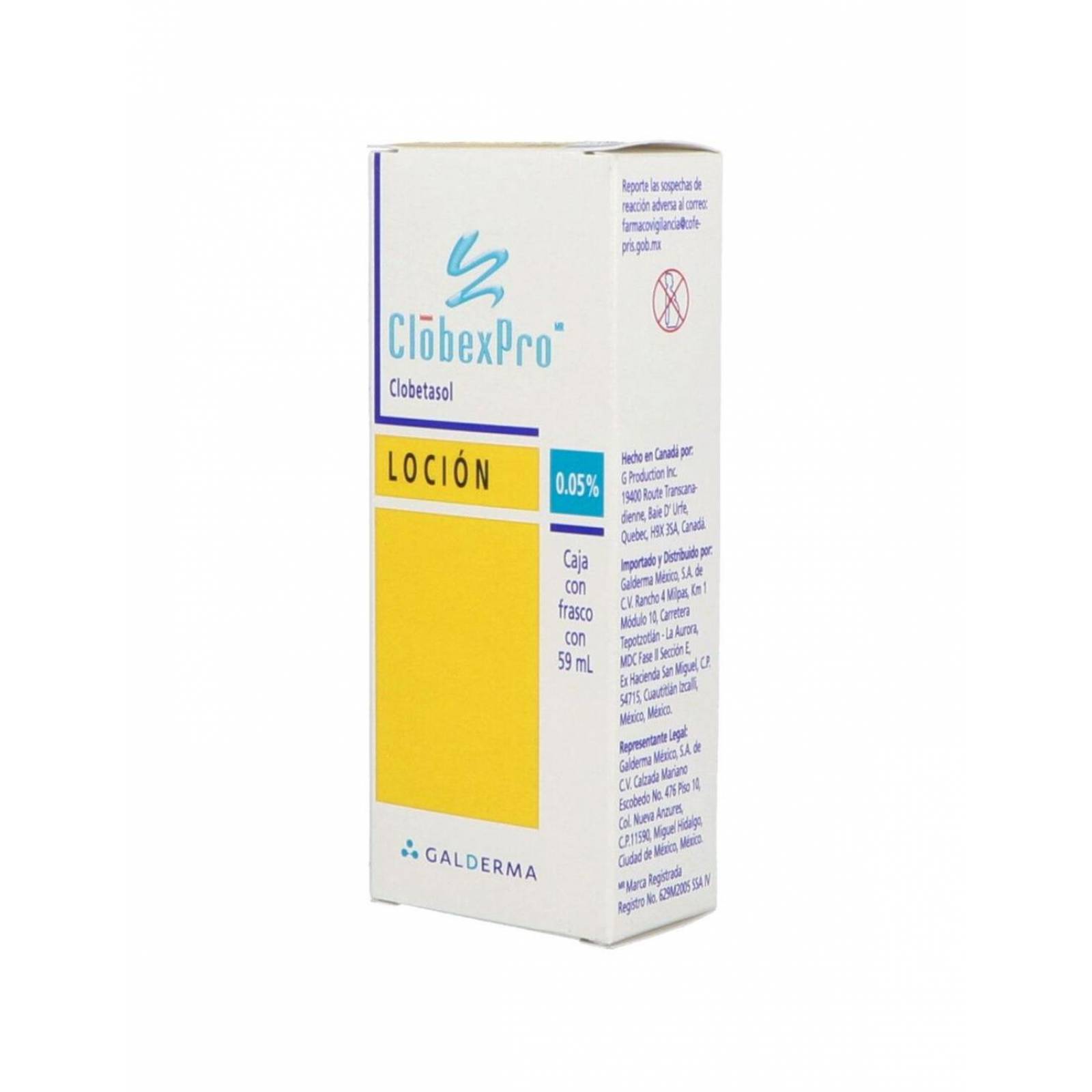 Clobexpro Loción 0.05% Caja Con Frasco Con 59 mL 