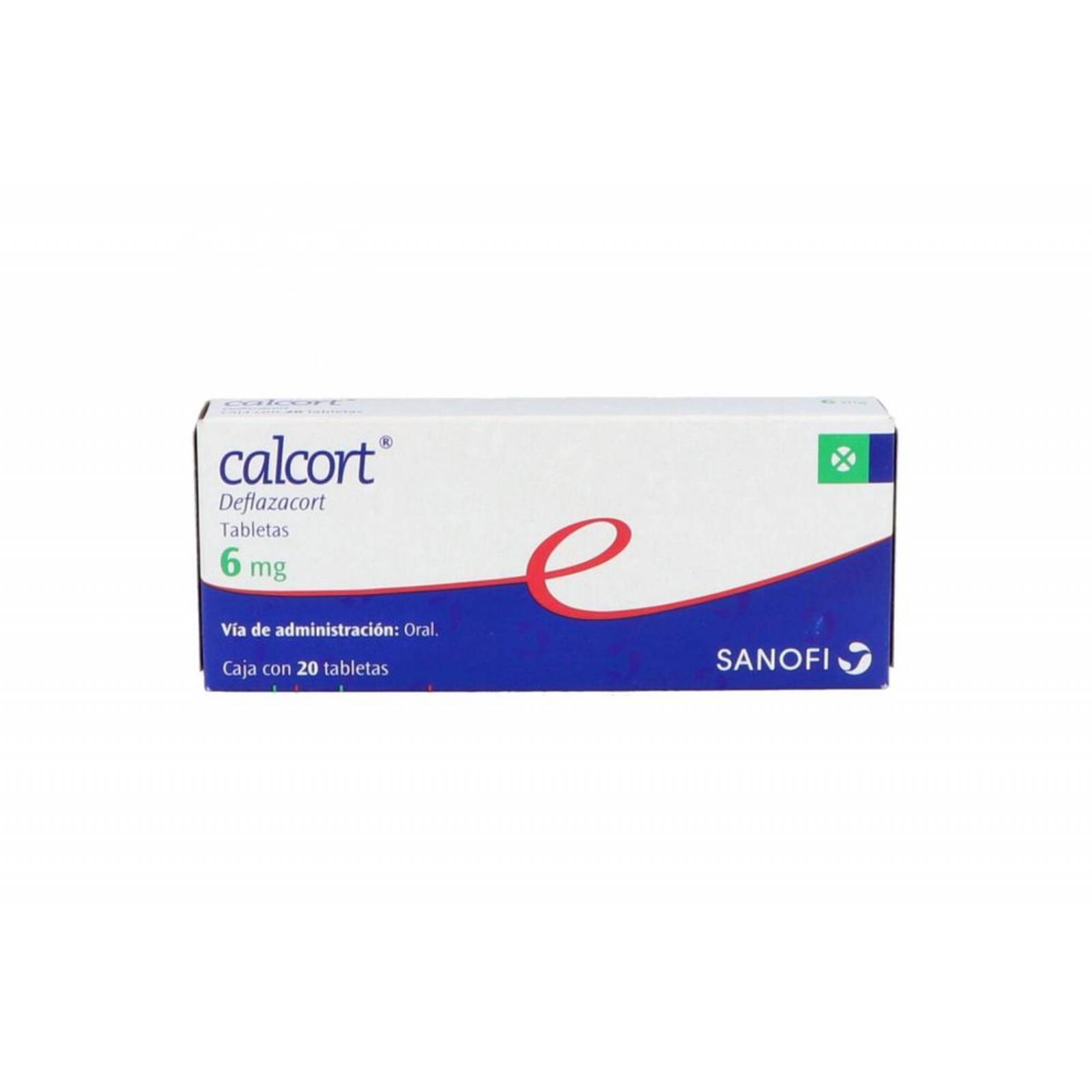 Calcort 6 mg Caja Con 20 Tabletas 