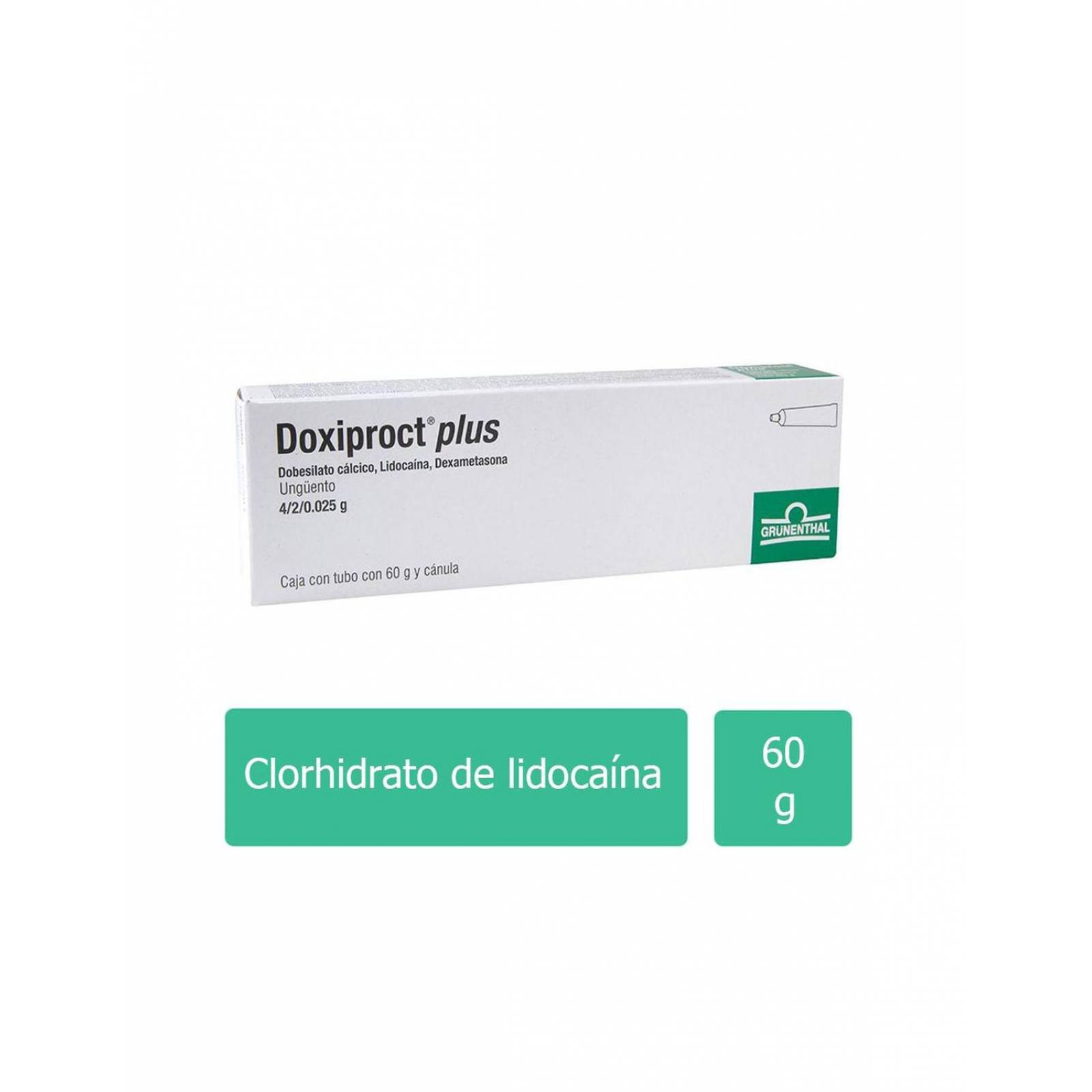Doxiproct Plus Ungüento Caja Con Tubo Con 60 g - RX 