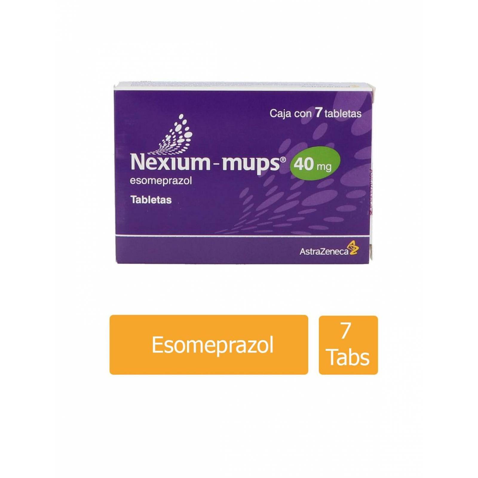 Nexium Mups 40 mg Caja Con 7 Tabletas 