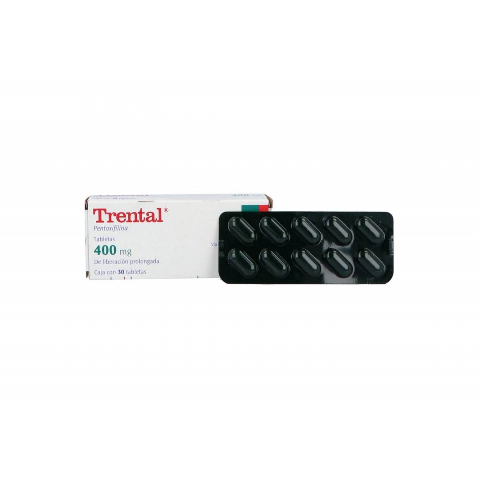 Trental 400 mg Caja Con 30 Tabletas 