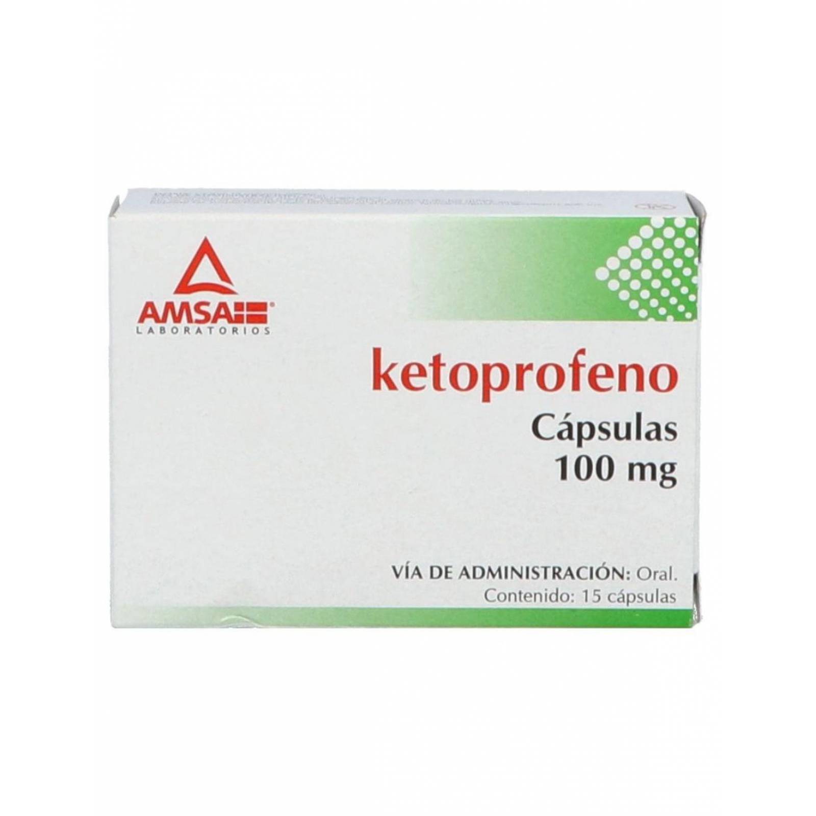 Ketoprofeno 100 mg Caja Con 15 Cápsulas 