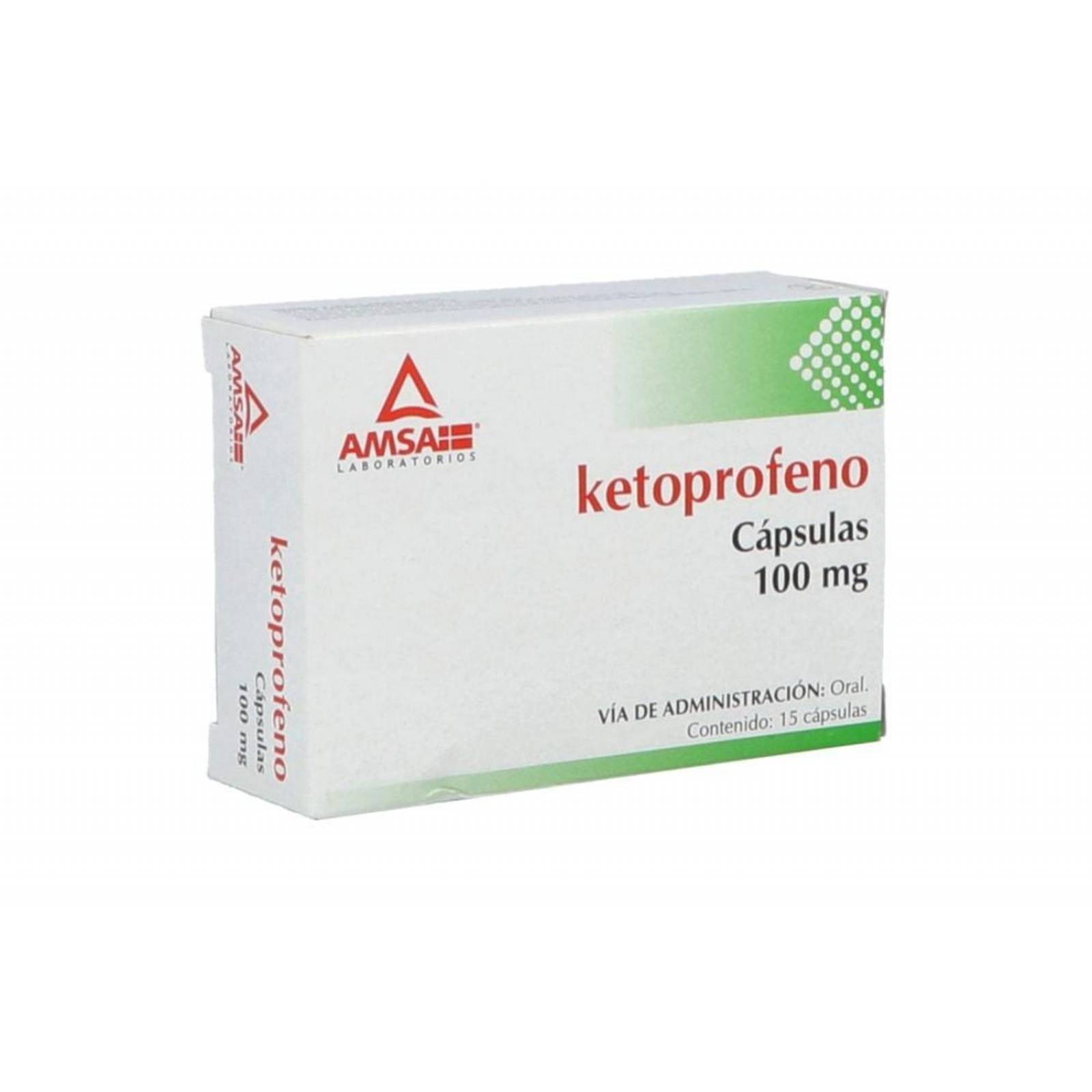Ketoprofeno 100 mg Caja Con 15 Cápsulas 