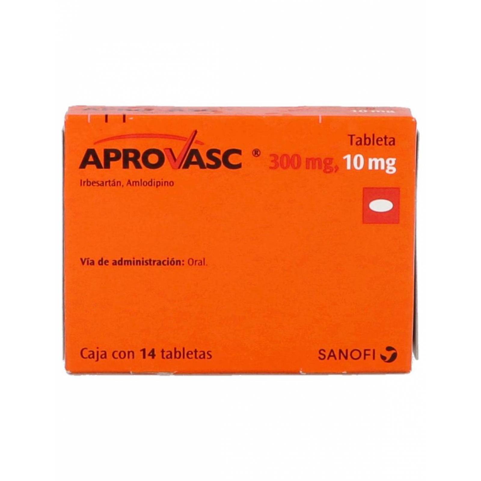 Aprovasc 300 mg / 10 mg Caja Con 14 Tabletas 