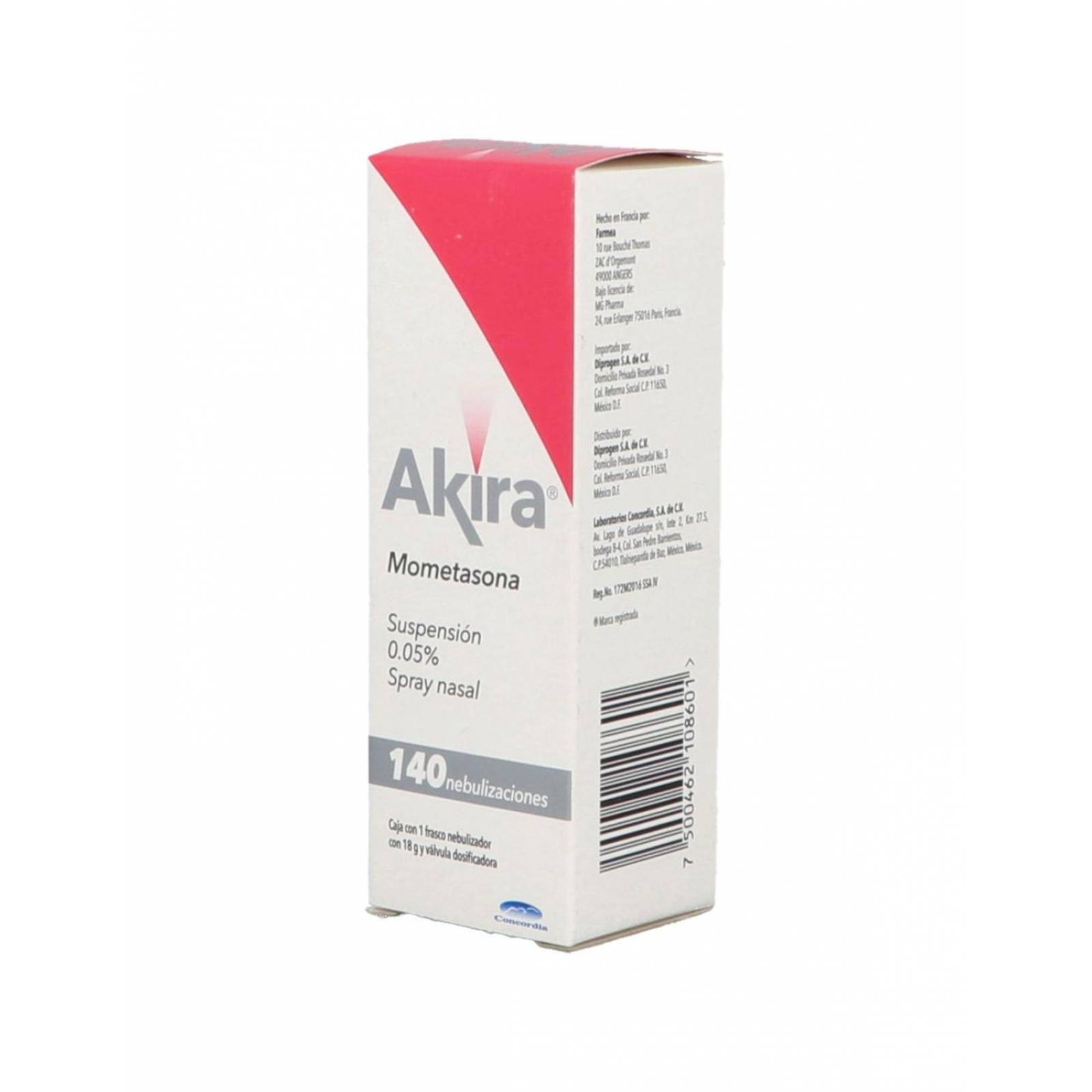 Akira Suspension 0.05% Spray Nasal Con 18 g 