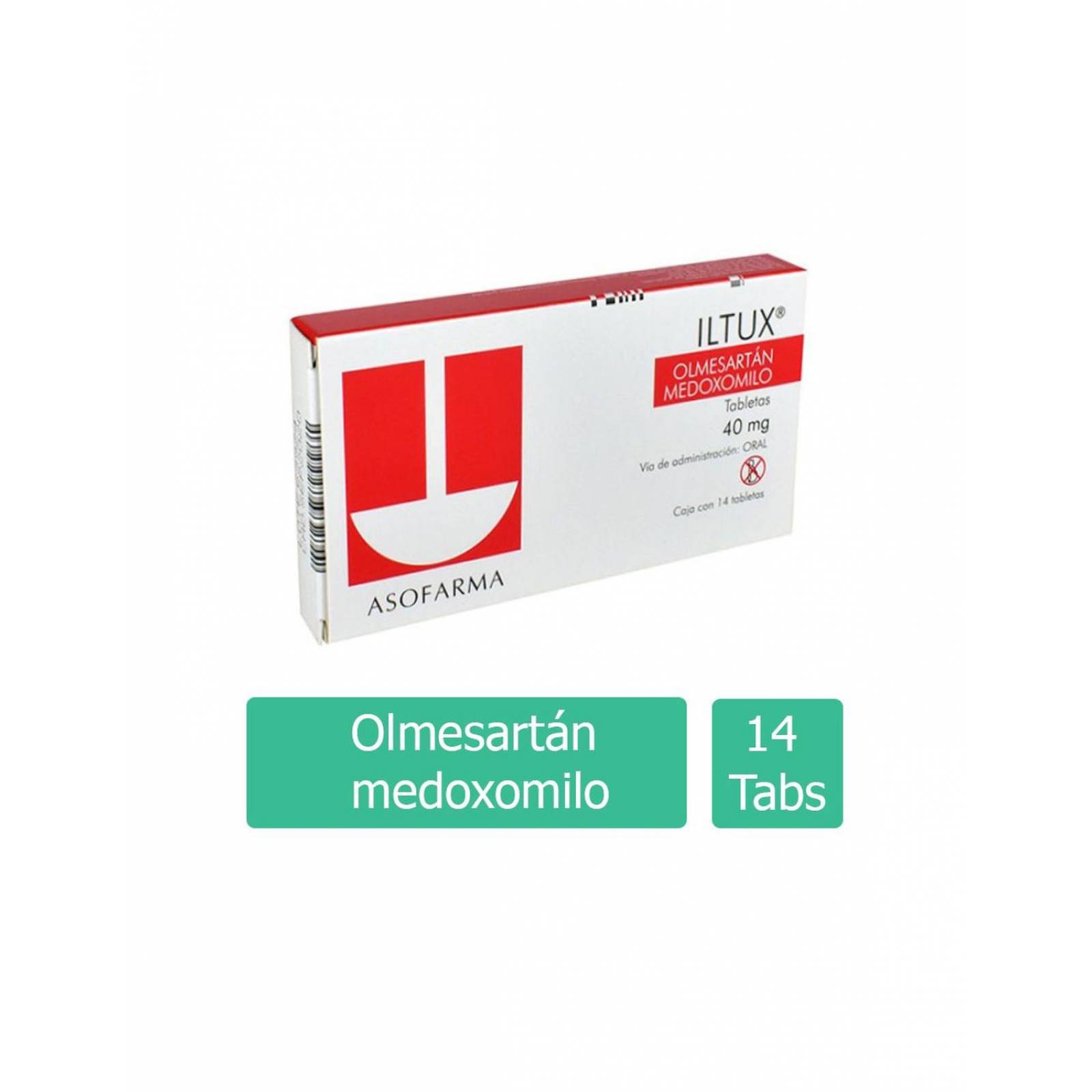Iltux 40 mg Caja Con 14 Tabletas 