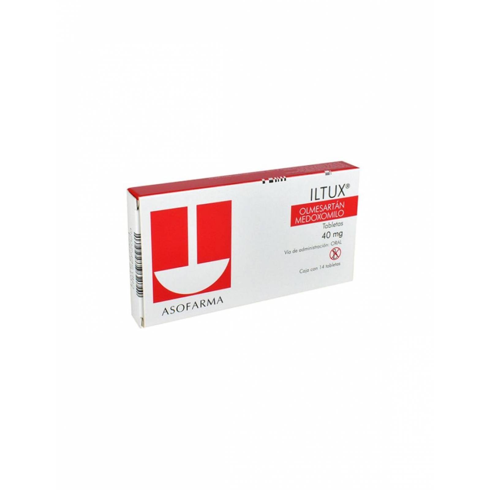 Iltux 40 mg Caja Con 14 Tabletas 