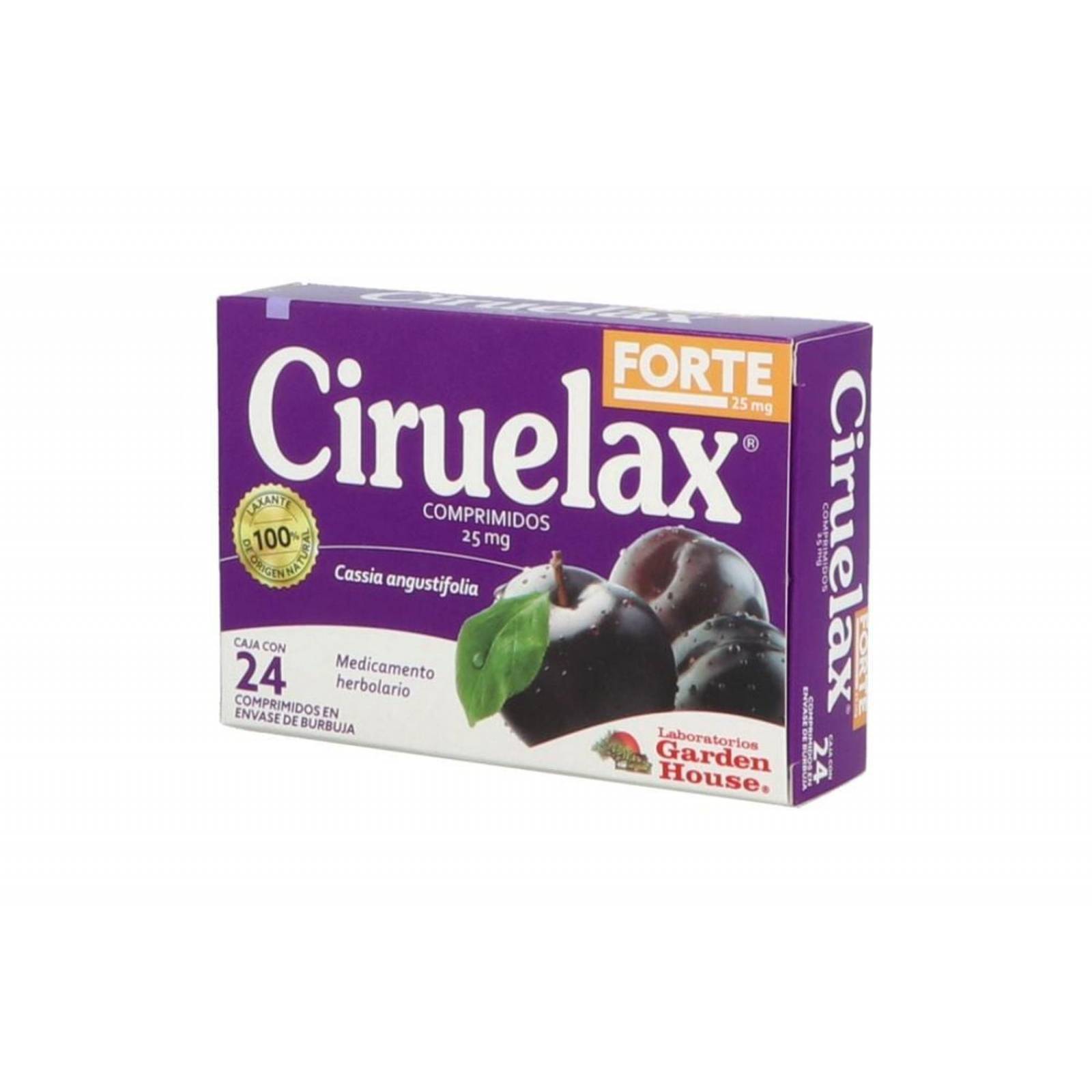 Ciruelax Forte Caja Con 24 Comprimidos 