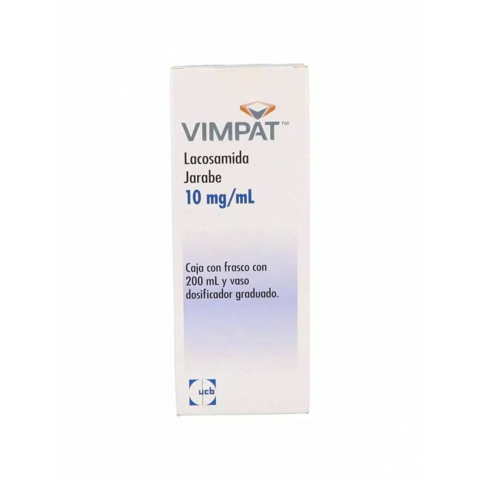 Vimpat 10mg/mL Con 1 Frasco con 200 mL 
