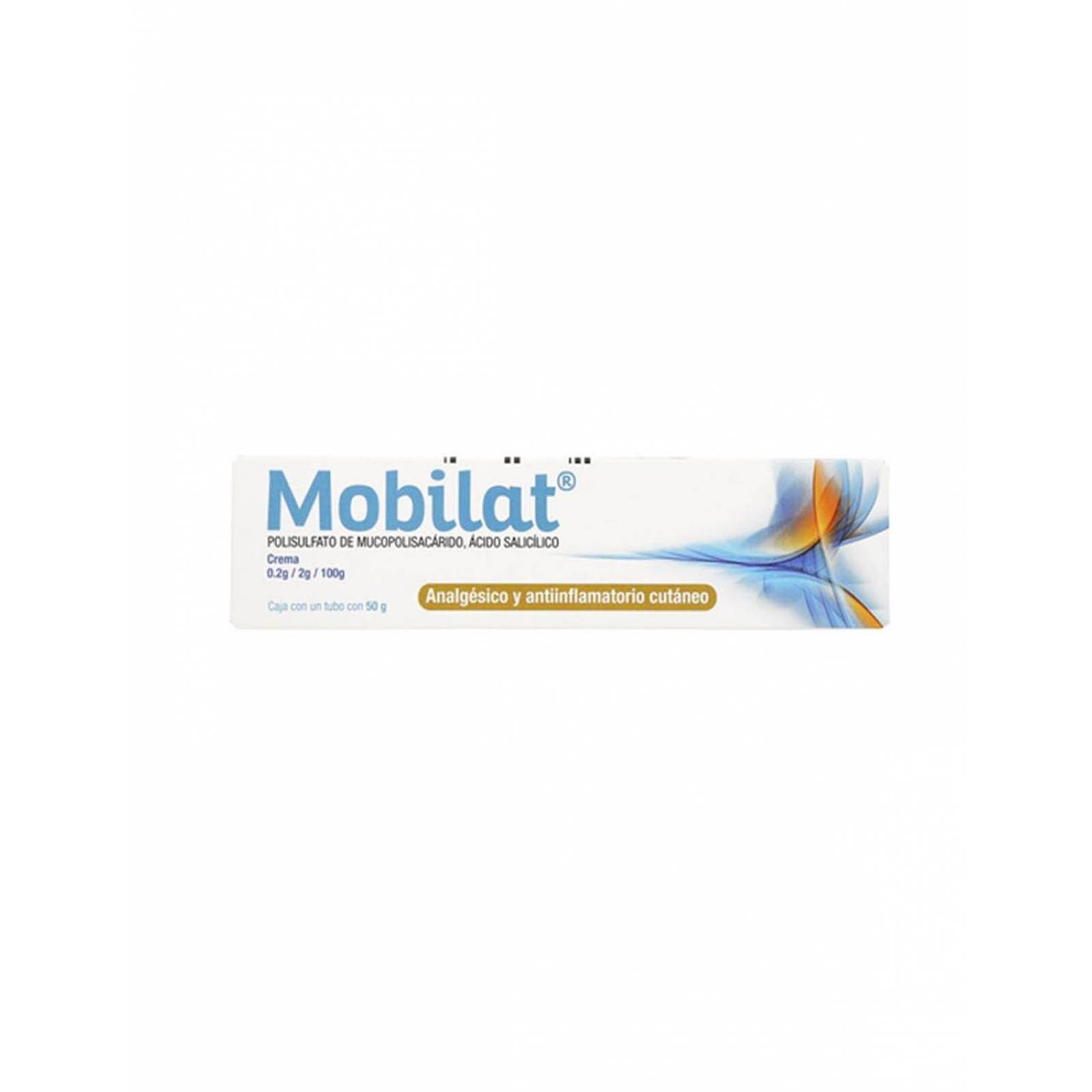 Mobilat Crema 0.2 g/ 2 g Caja Con Tubo Con 50 g 