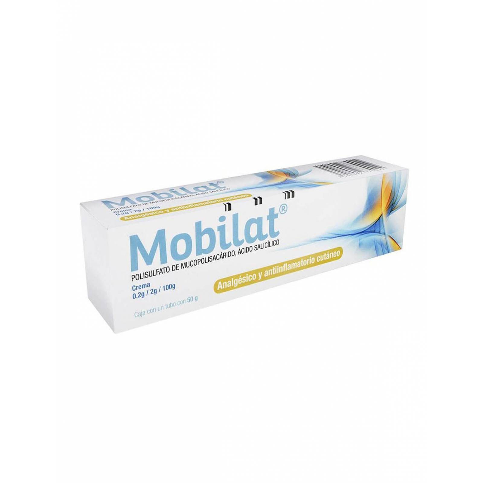 Mobilat Crema 0.2 g/ 2 g Caja Con Tubo Con 50 g 