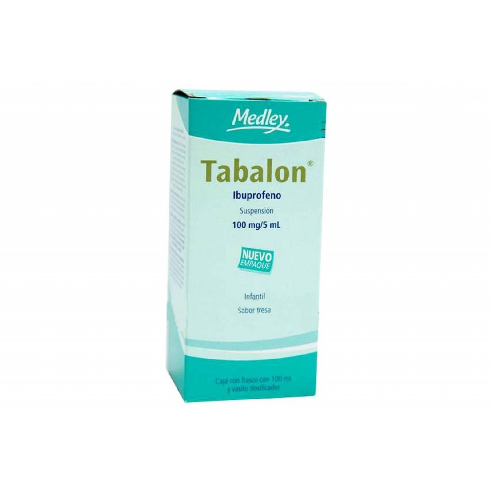 Tabalon Suspensión 100 mg / 5 mL Frasco Con 100 mL - Sabor Fresa 