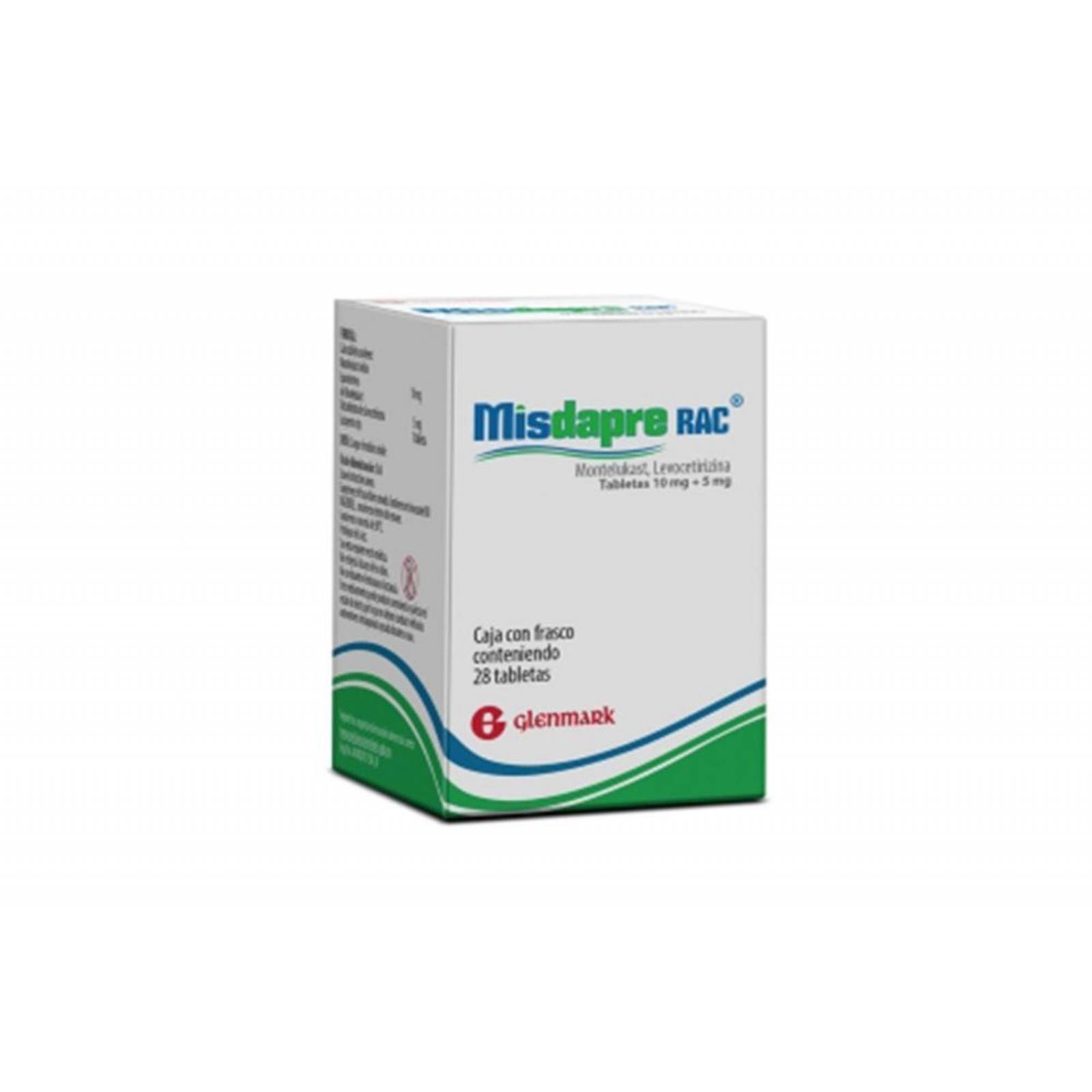 Misdapre Rac 10 mg + 5 mg Caja Con Frasco Con 28 Tabletas 