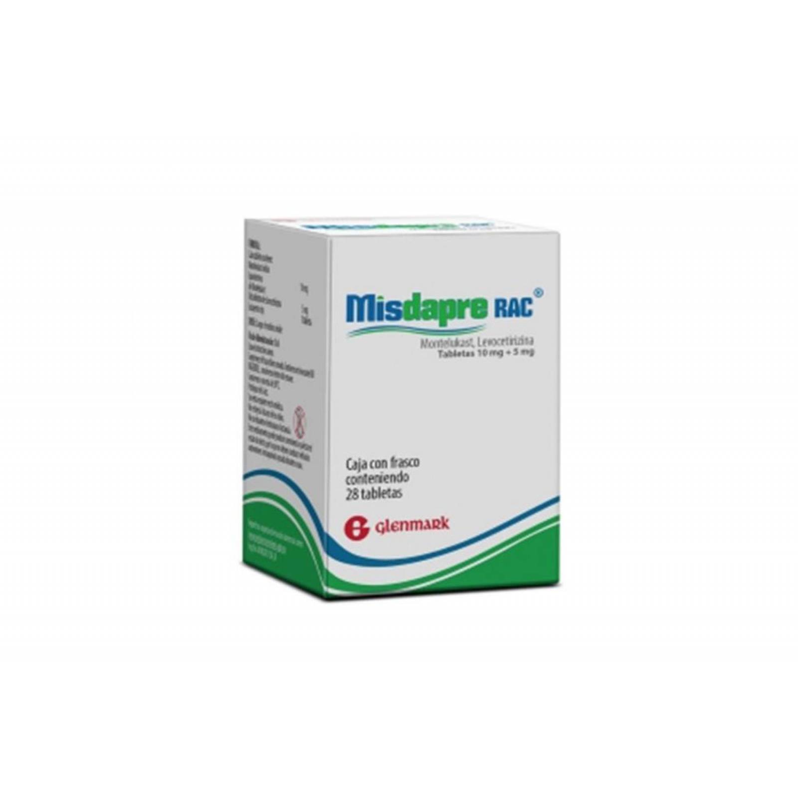 Misdapre Rac 10 mg + 5 mg Caja Con Frasco Con 28 Tabletas 