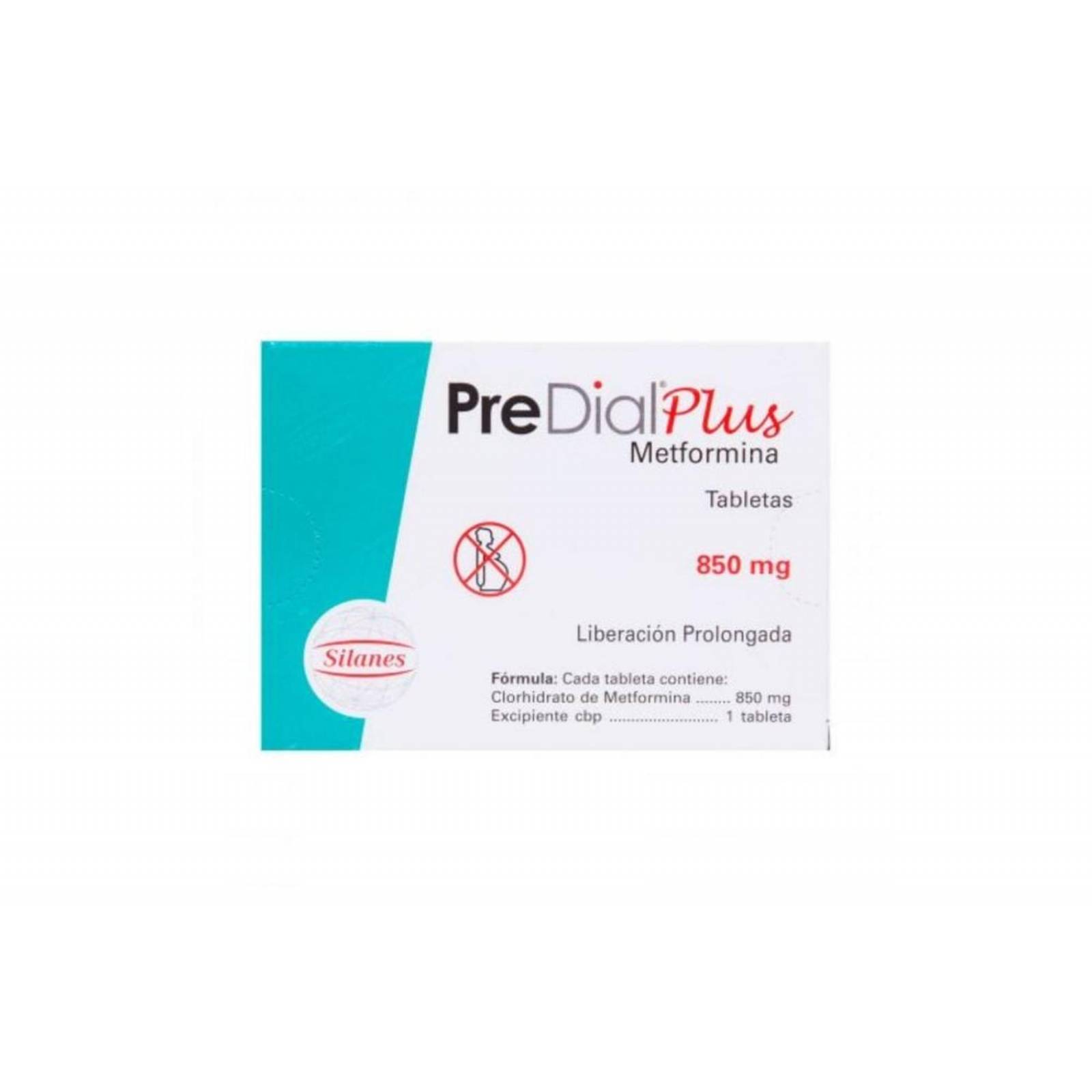 Pre Dial Plus 850 mg Caja Con 60 Tabletas 