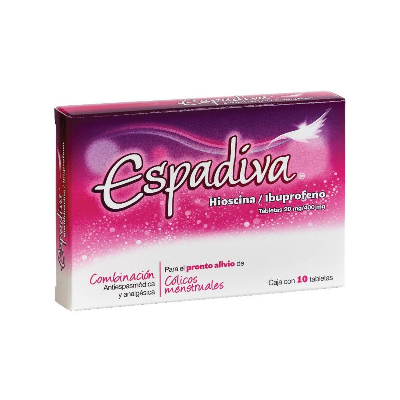 Espadiva 20 mg/400 mg Caja Con Blister Con 10 Tabletas 
