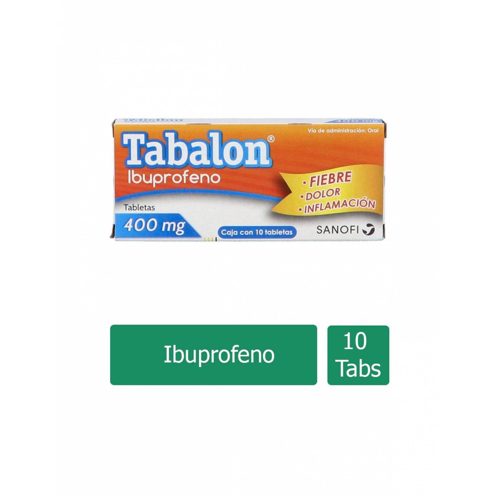 Tabalon 400 mg Caja Con 10 Tabletas 