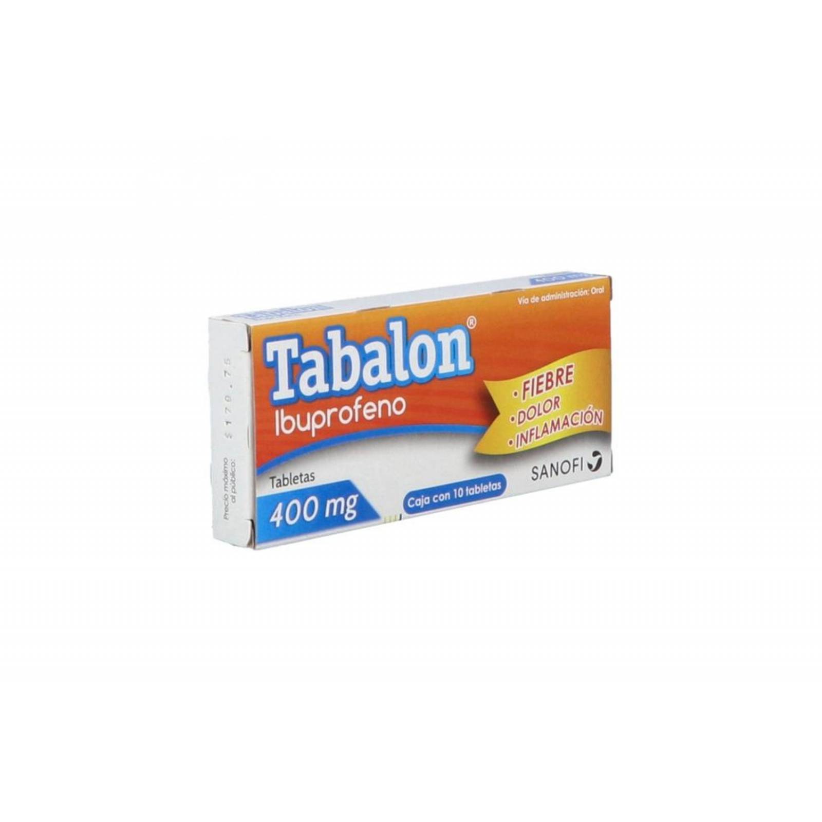 Tabalon 400 mg Caja Con 10 Tabletas 