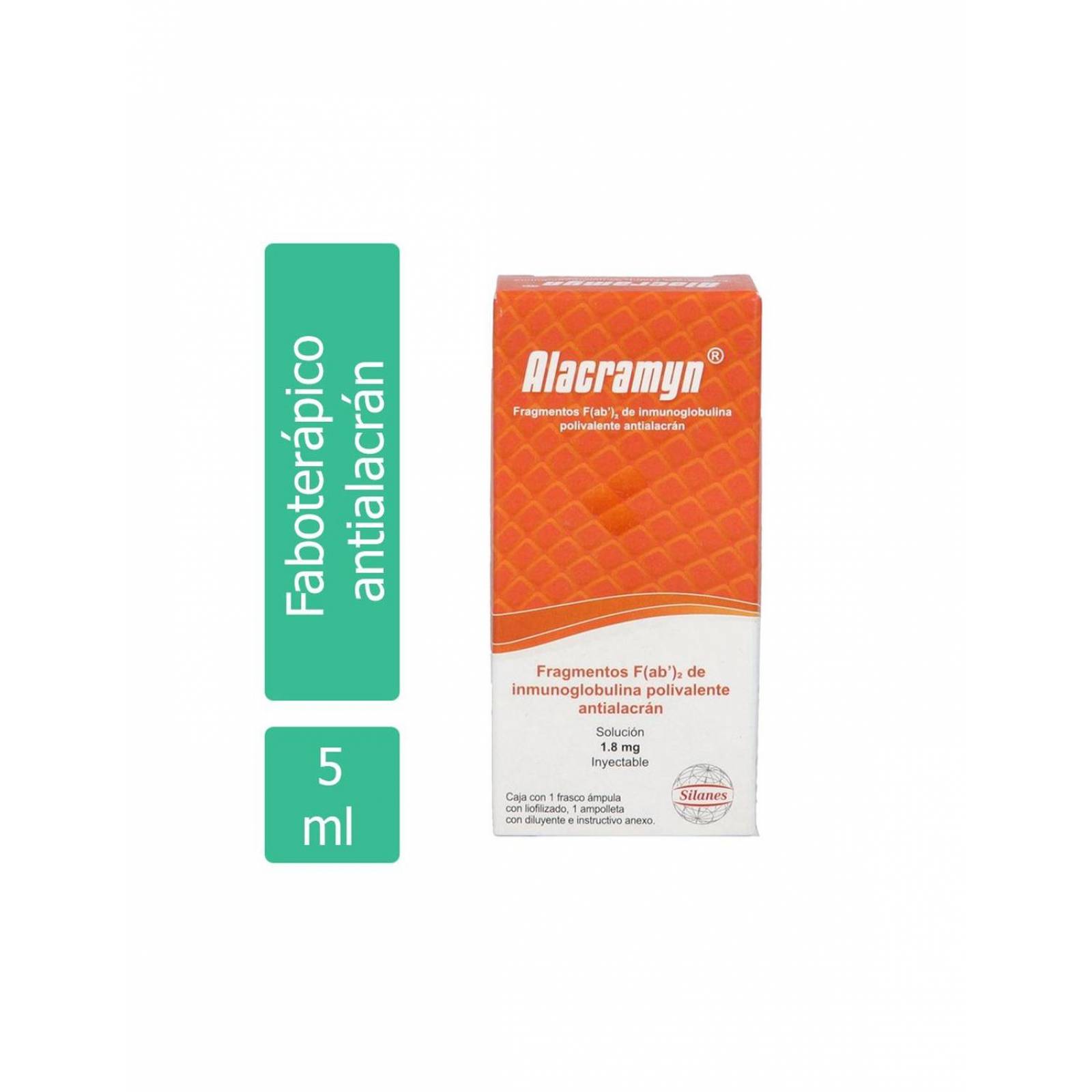 Alacramyn 5 mL Caja Con 1 Frasco Ámpula 