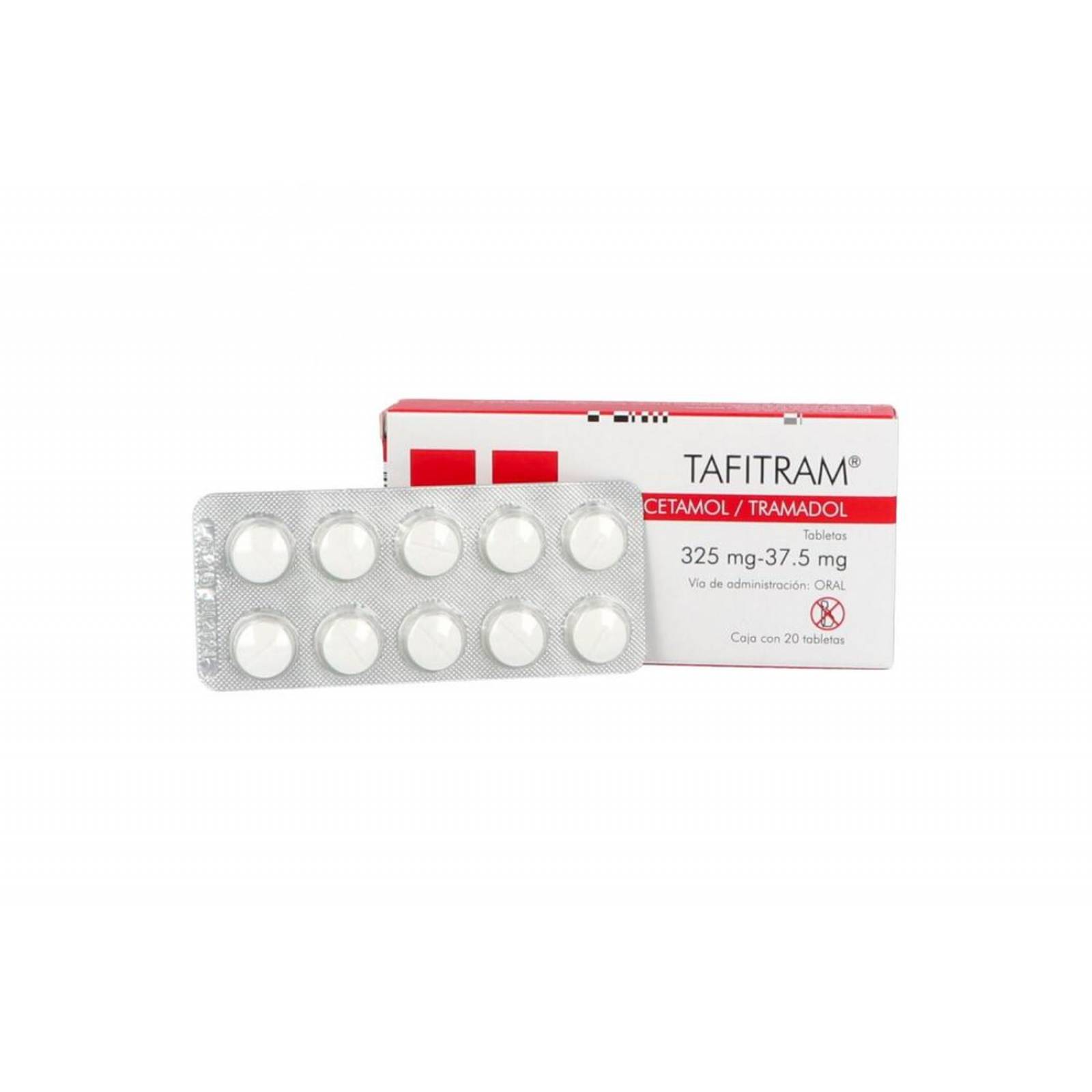 Tafitram 325 mg / 37.5 mg Caja Con 20 Comprimidos 