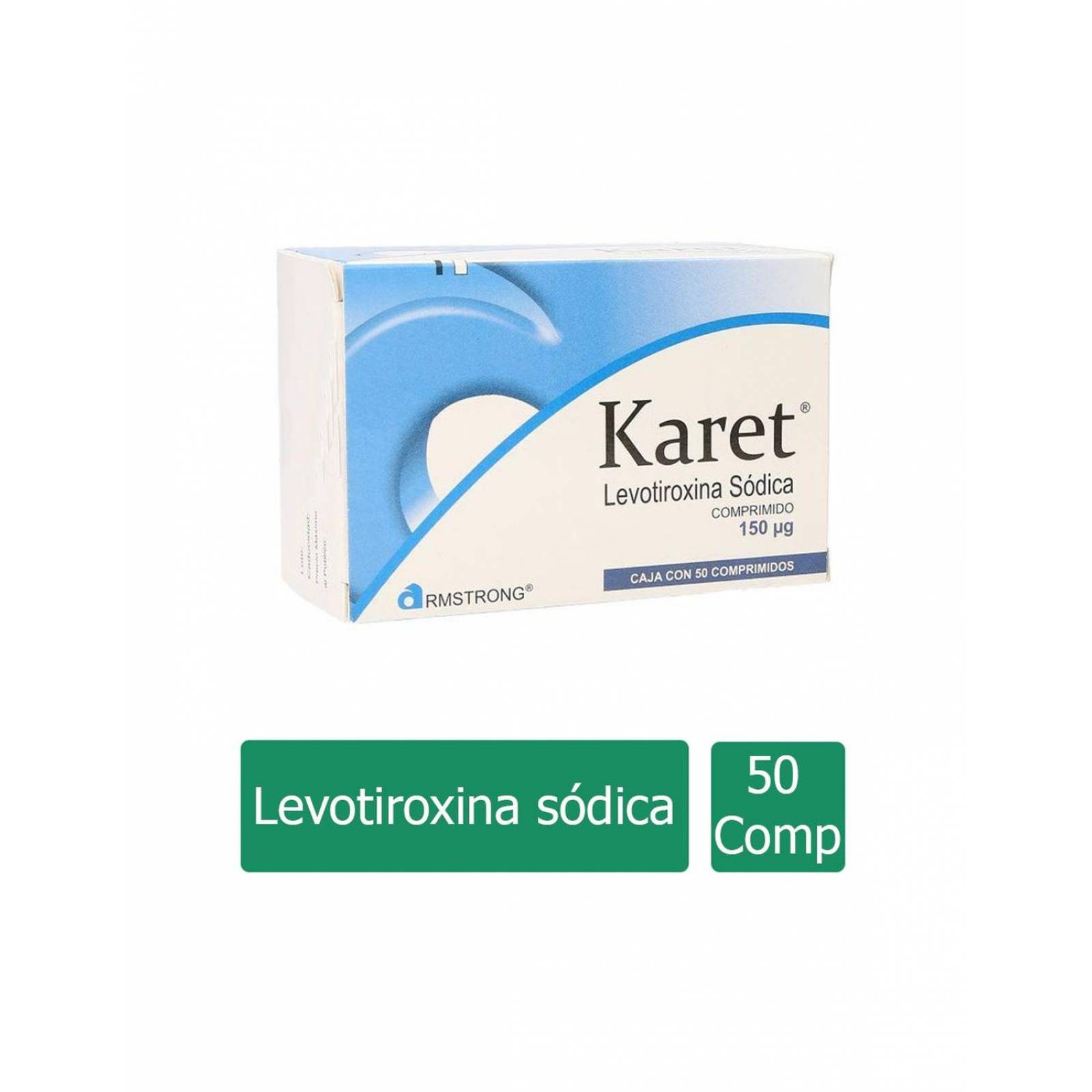Karet 150mcg Caja Con 50 Comprimidos 