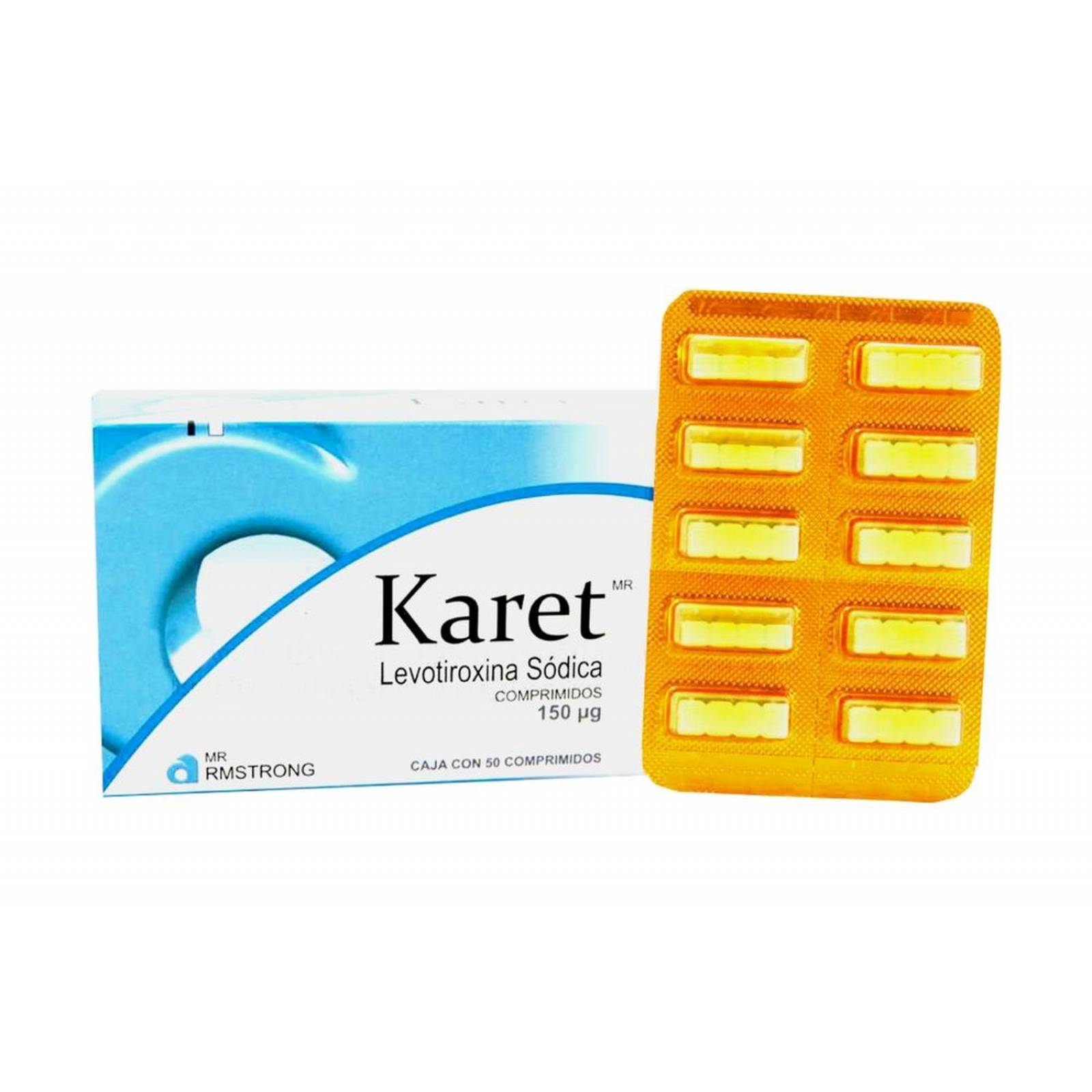 Karet 150mcg Caja Con 50 Comprimidos 