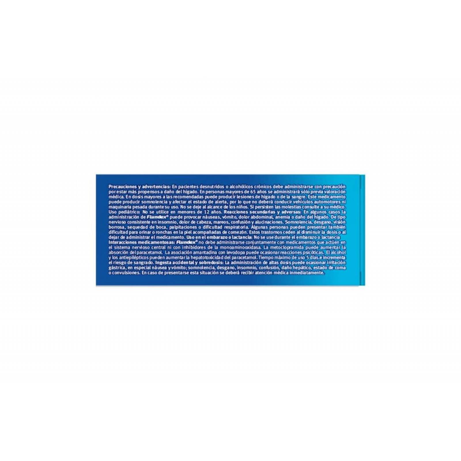 Flundex 50 mg/3 mg/300 mg Caja Con Blíster Con 24 Cápsulas 