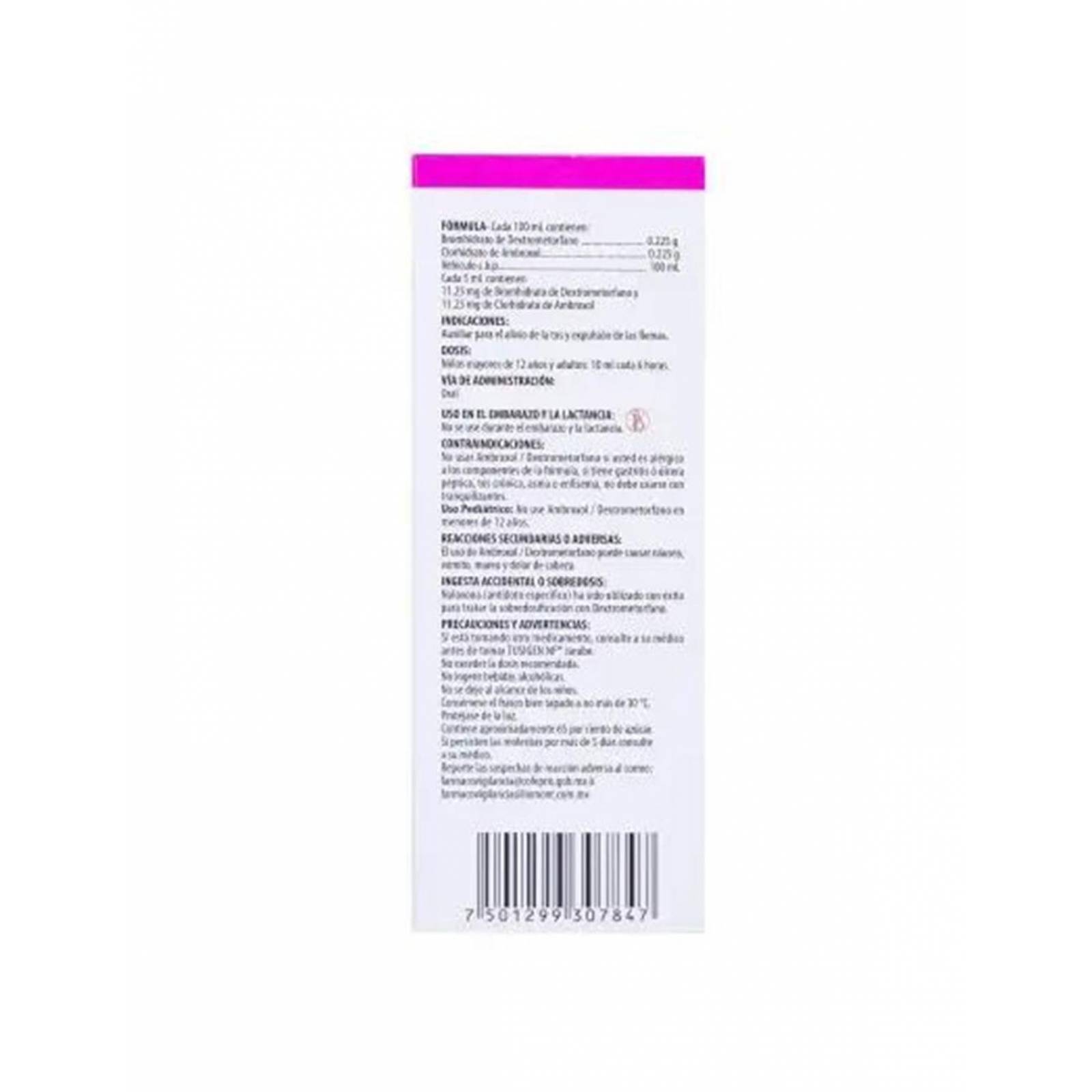 Tusigen Nf Jarabe Adulto Con 150 mL 