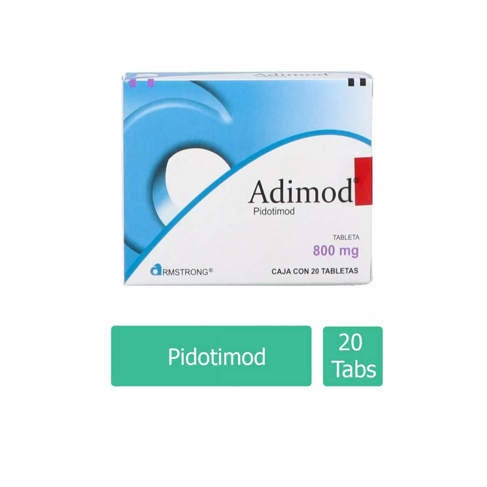 Adimod 800 mg Caja Con 20 Tabletas 