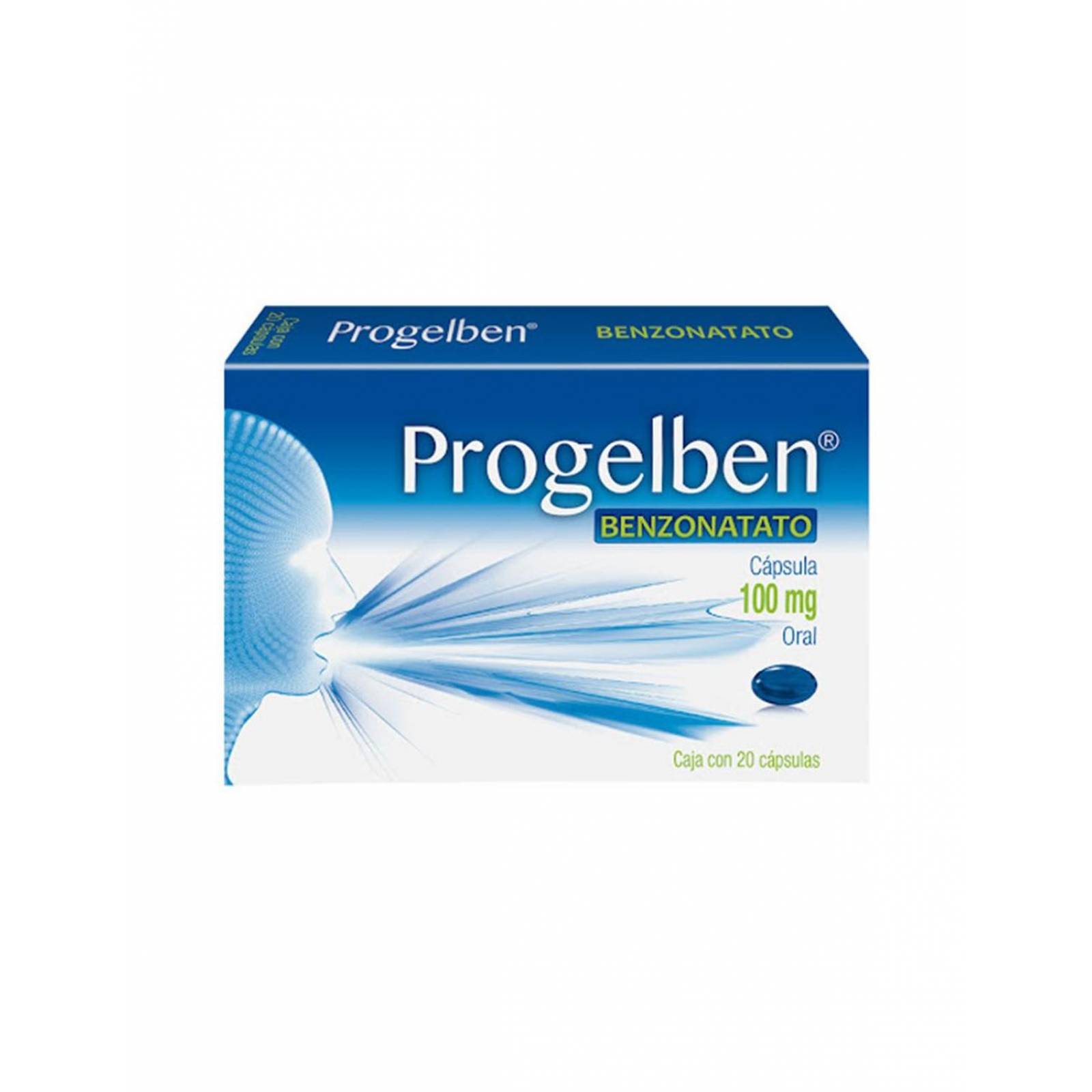 Progelben 100 mg Caja Con 20 Cápsulas 