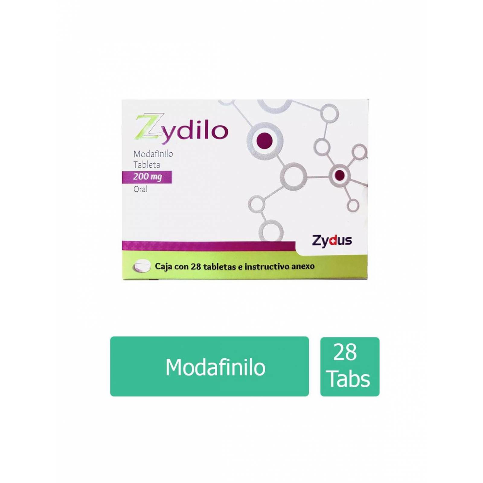 Zydilo 200 mg Caja Con 28 Tabletas 