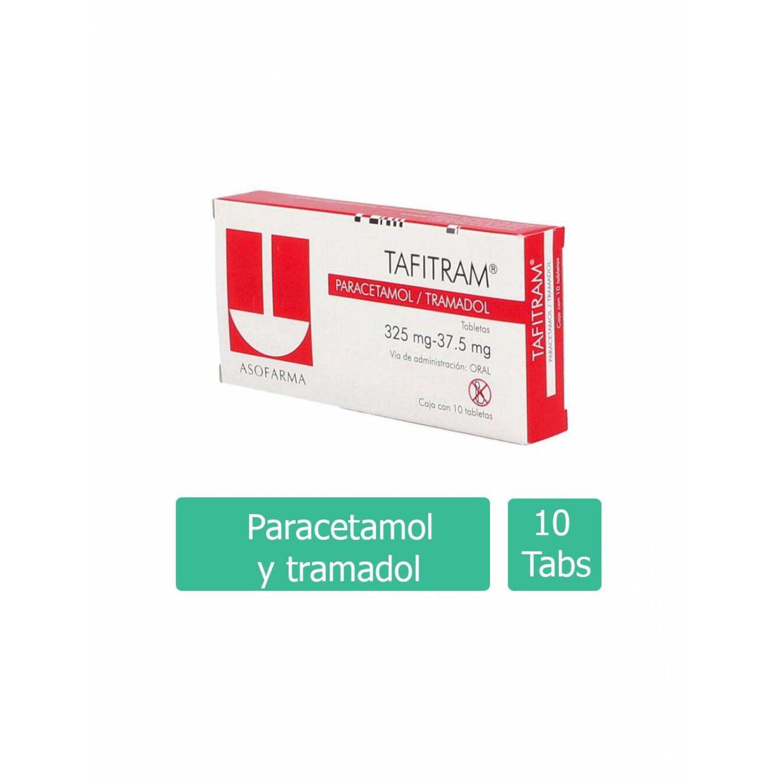 Tafitram 325 mg / 37.5 mg Caja Con 10 Comprimidos 