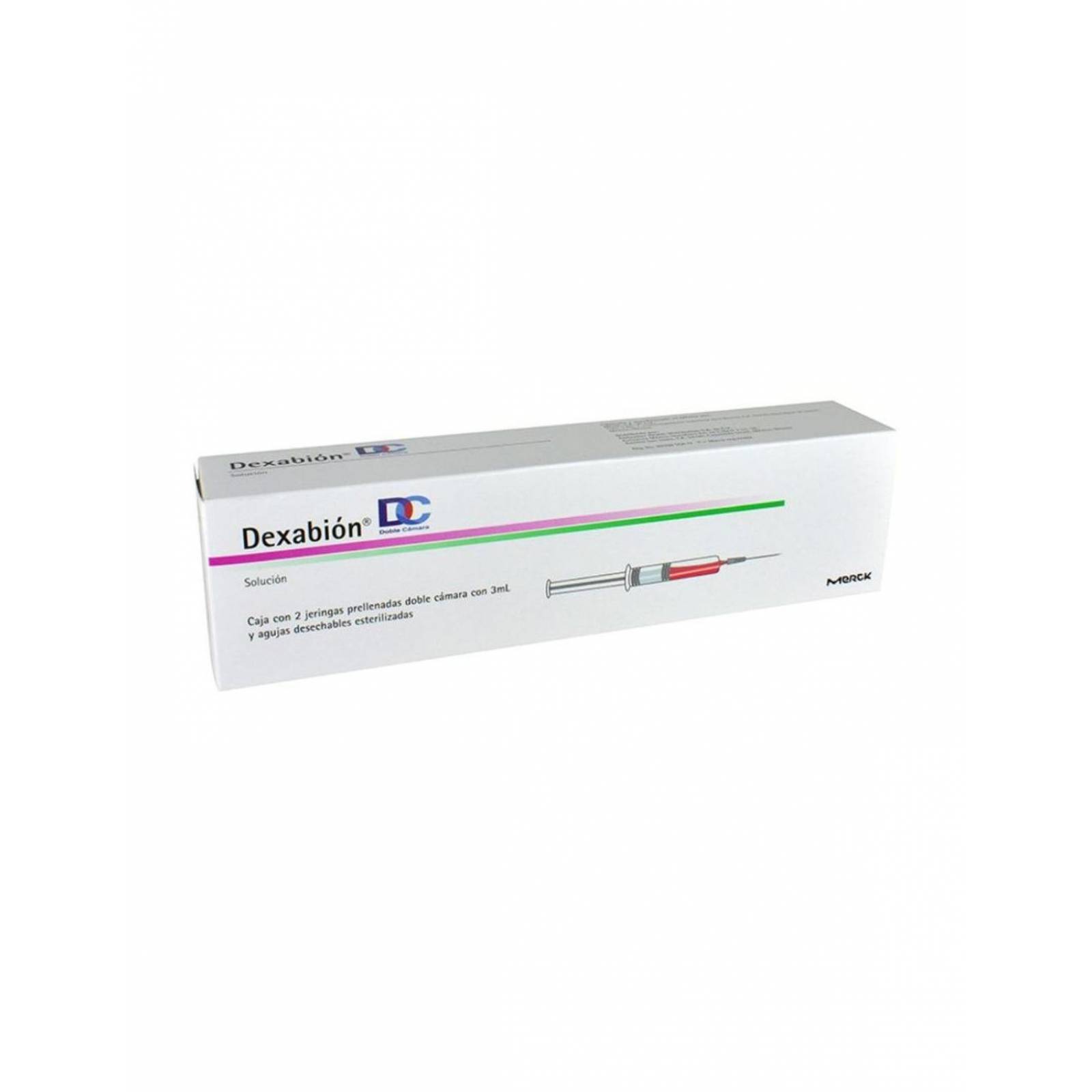 Dexabion DC Doble Cámara Inyectable Caja Con 2 Jeringas Prellenadas De 3 mL - RX 