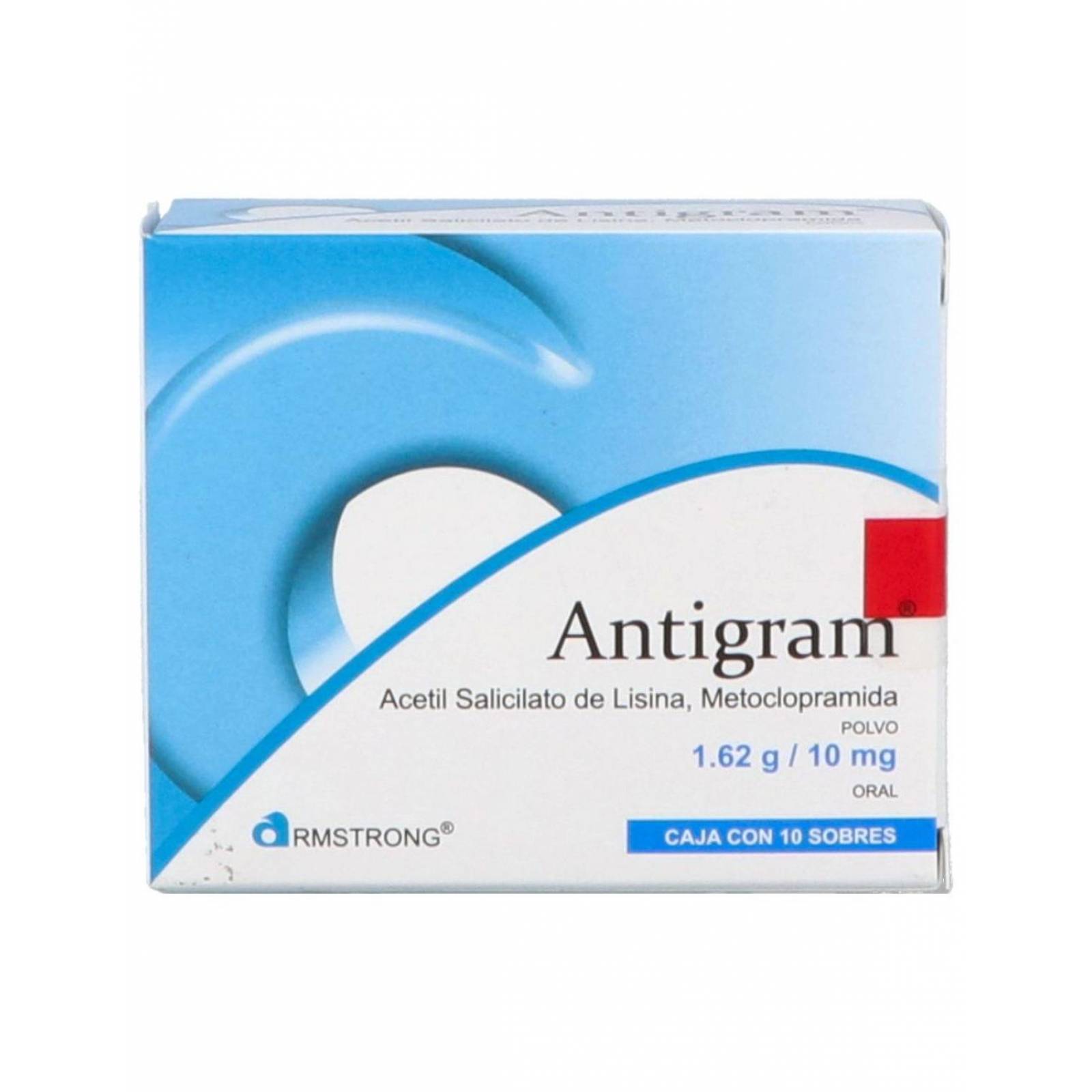 Antigram Polvo Caja Con 10 Sobres 