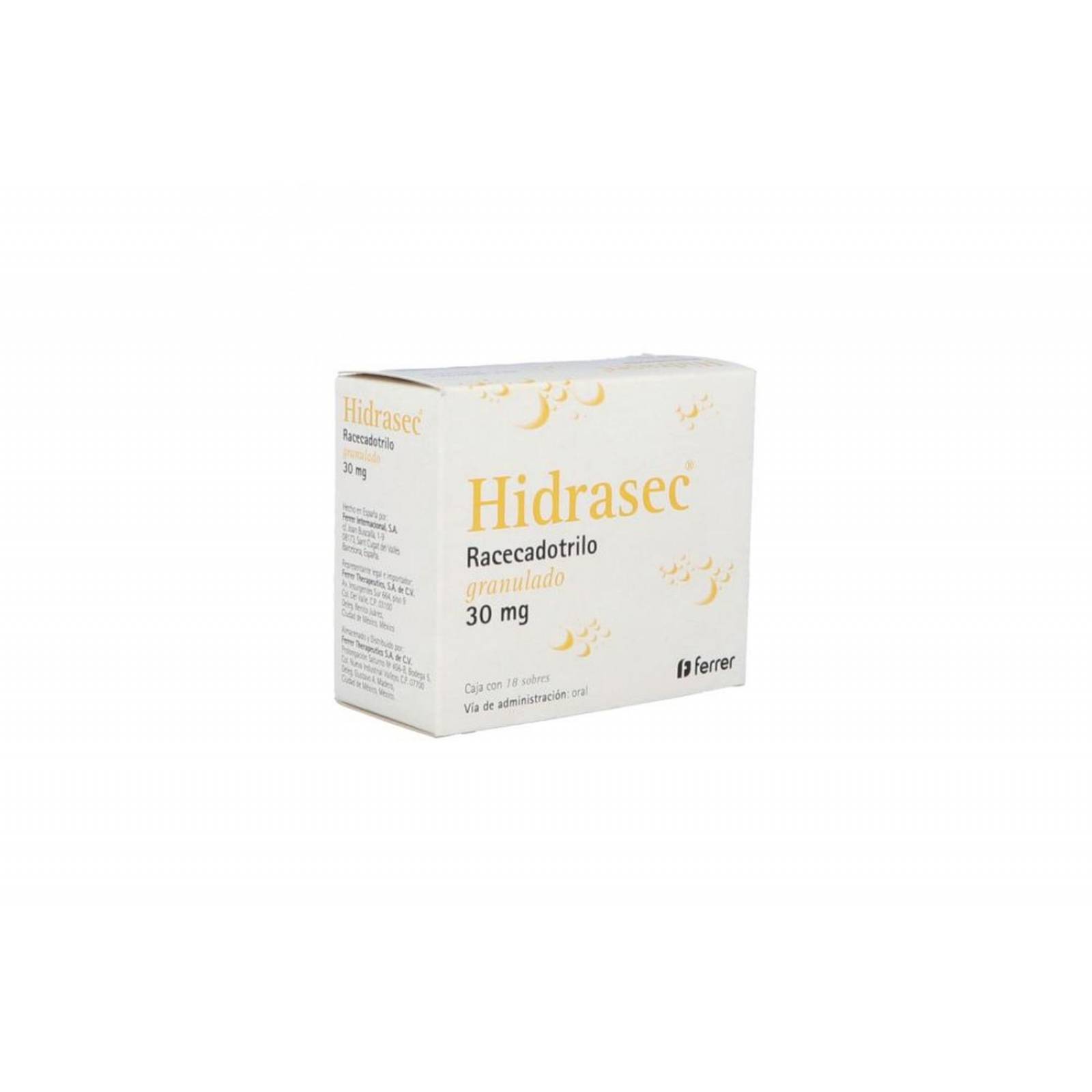 Hidrasec 30 mg Granulado Caja Con 18 Sobres 