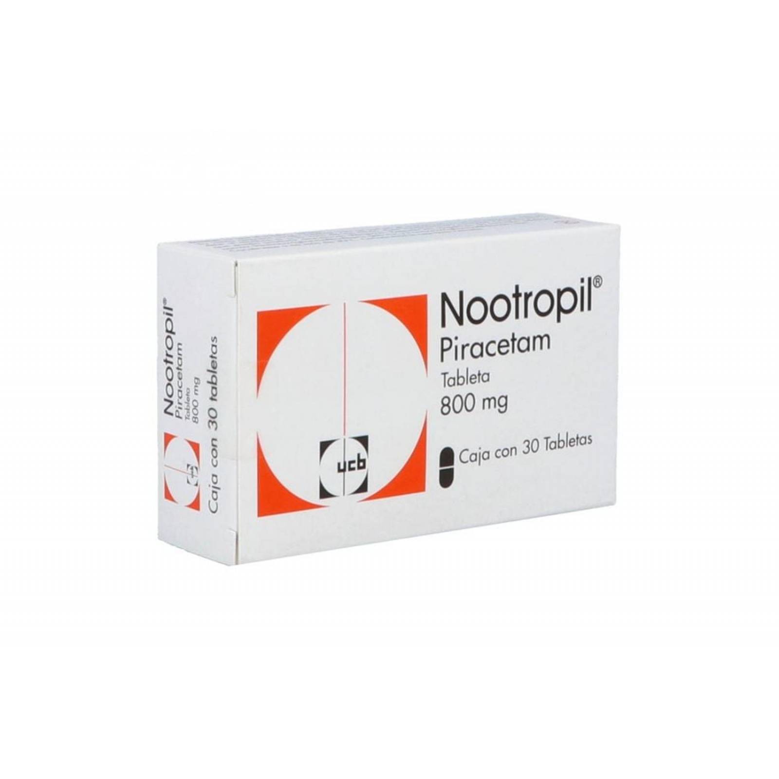 Nootropil 800 mg Caja Con 30 Tabletas 