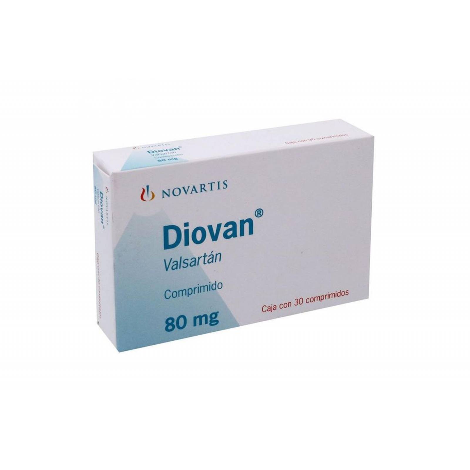 Diovan 80mg Caja Con 30 Comprimidos 