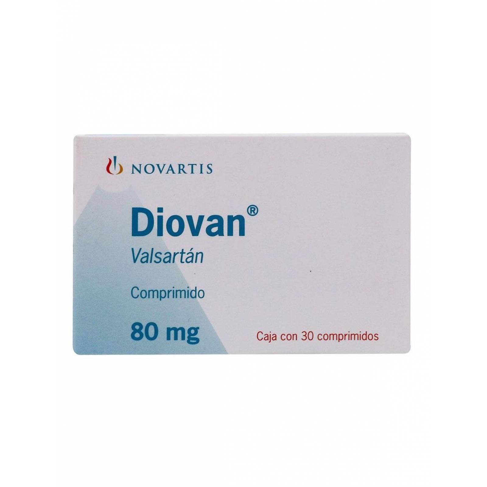 Diovan 80mg Caja Con 30 Comprimidos 
