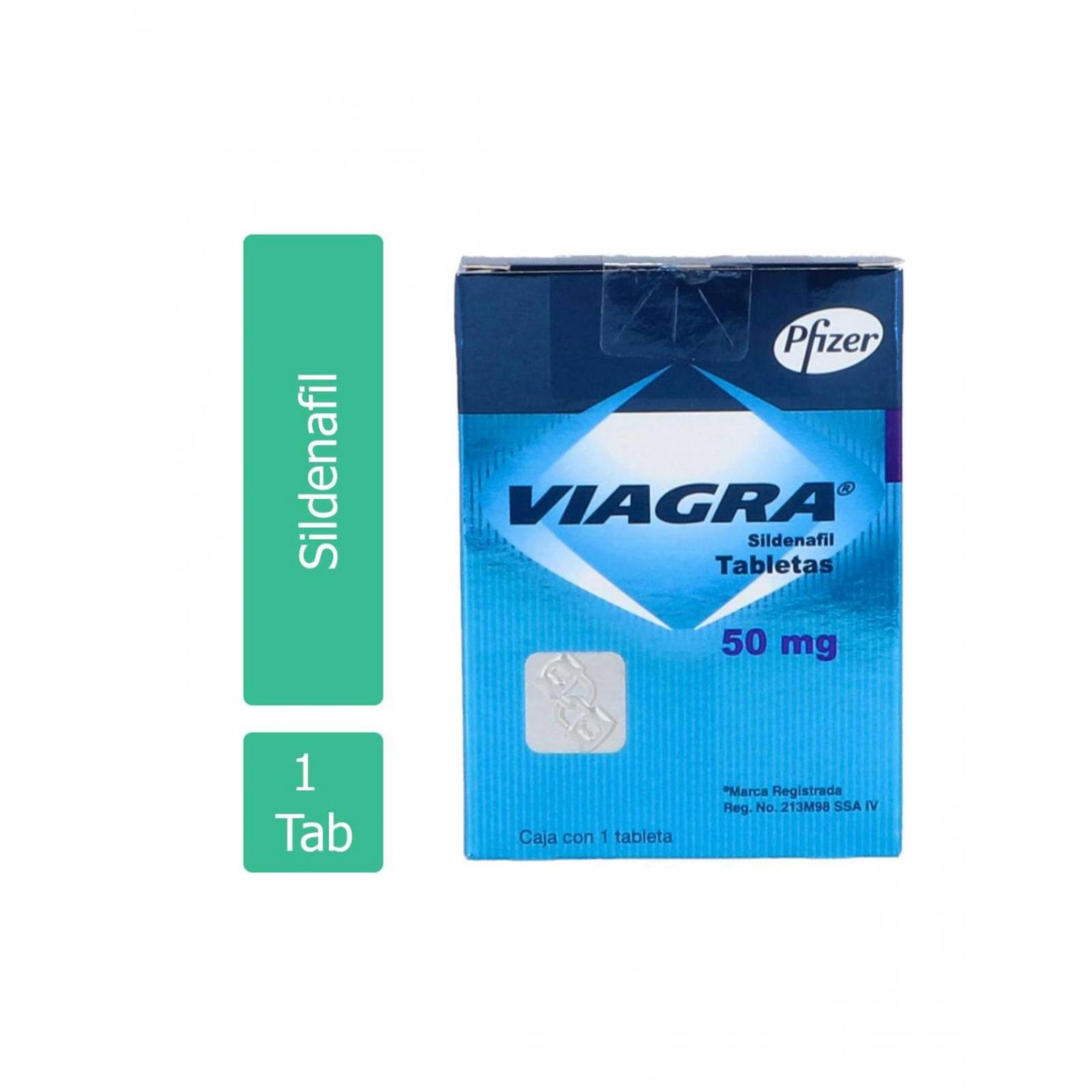 Viagra 50 mg Caja Con 1 Tableta Recubierta 